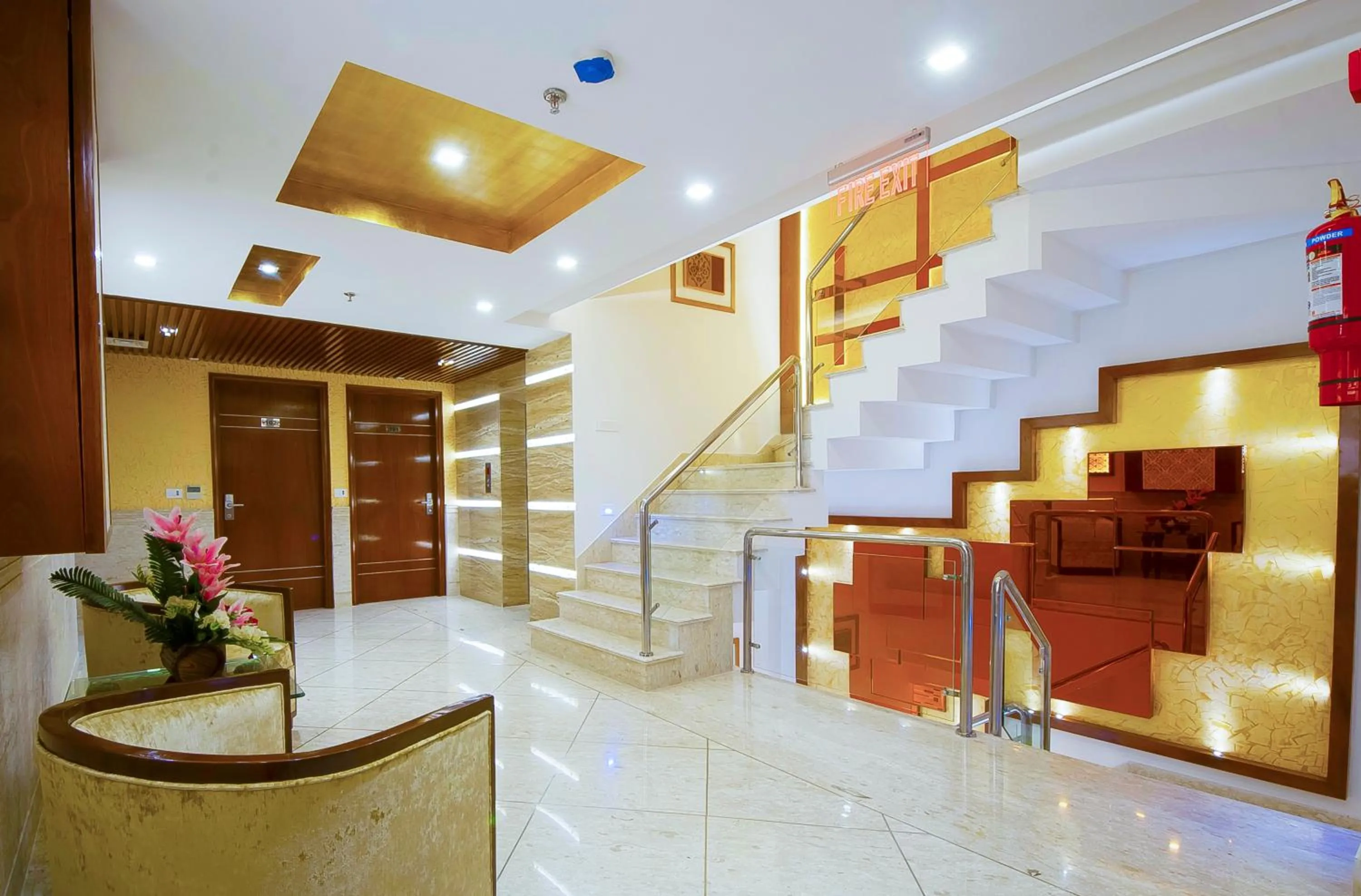 Lobby or reception in Hotel Swaran Palace