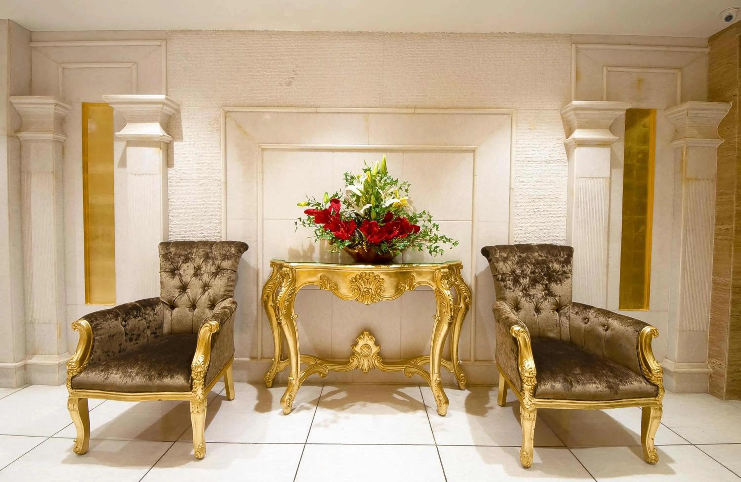 Lobby or reception in Hotel Swaran Palace