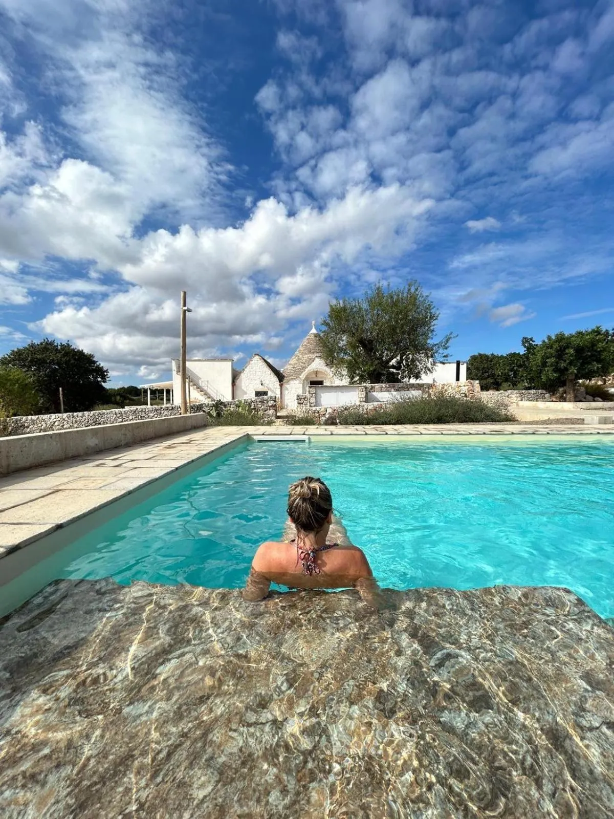 Swimming pool in Trullo Dimora Podere Papilio