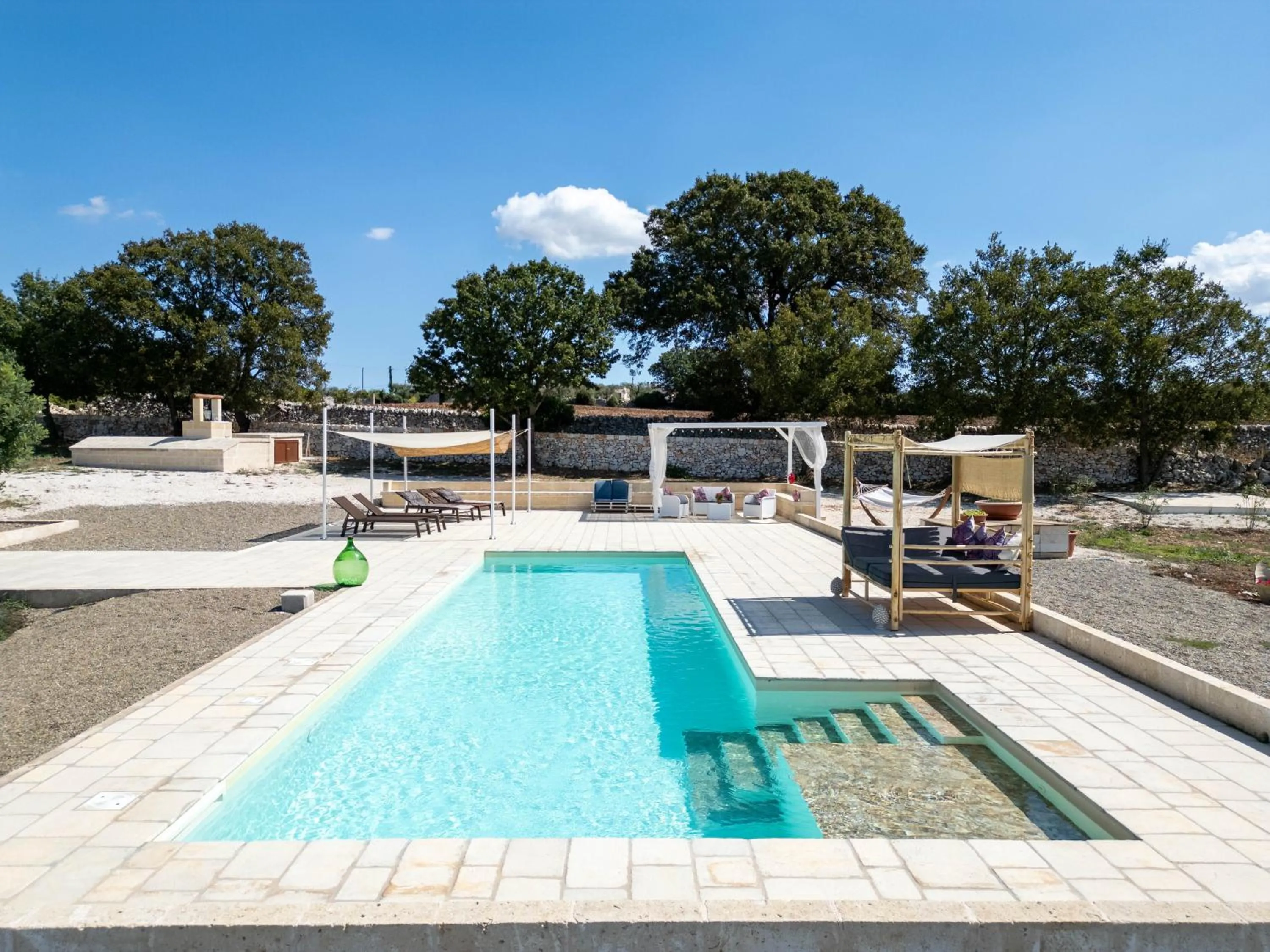 Pool view in Trullo Dimora Podere Papilio