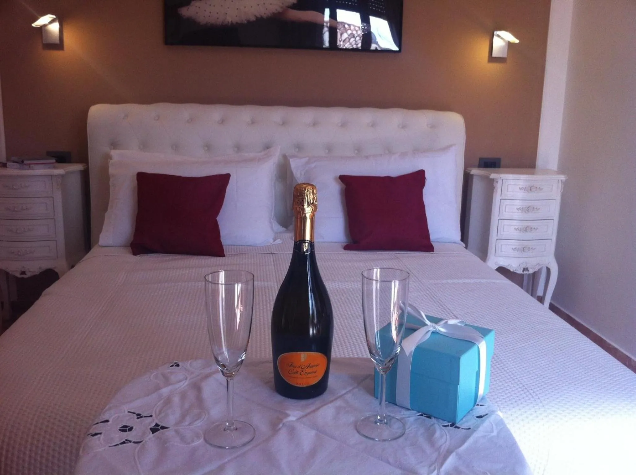 Bed in Alla Terrazza Apartment
