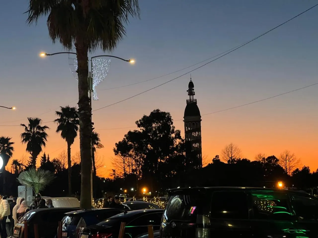 Sunset in ORBI Residence LUXURY