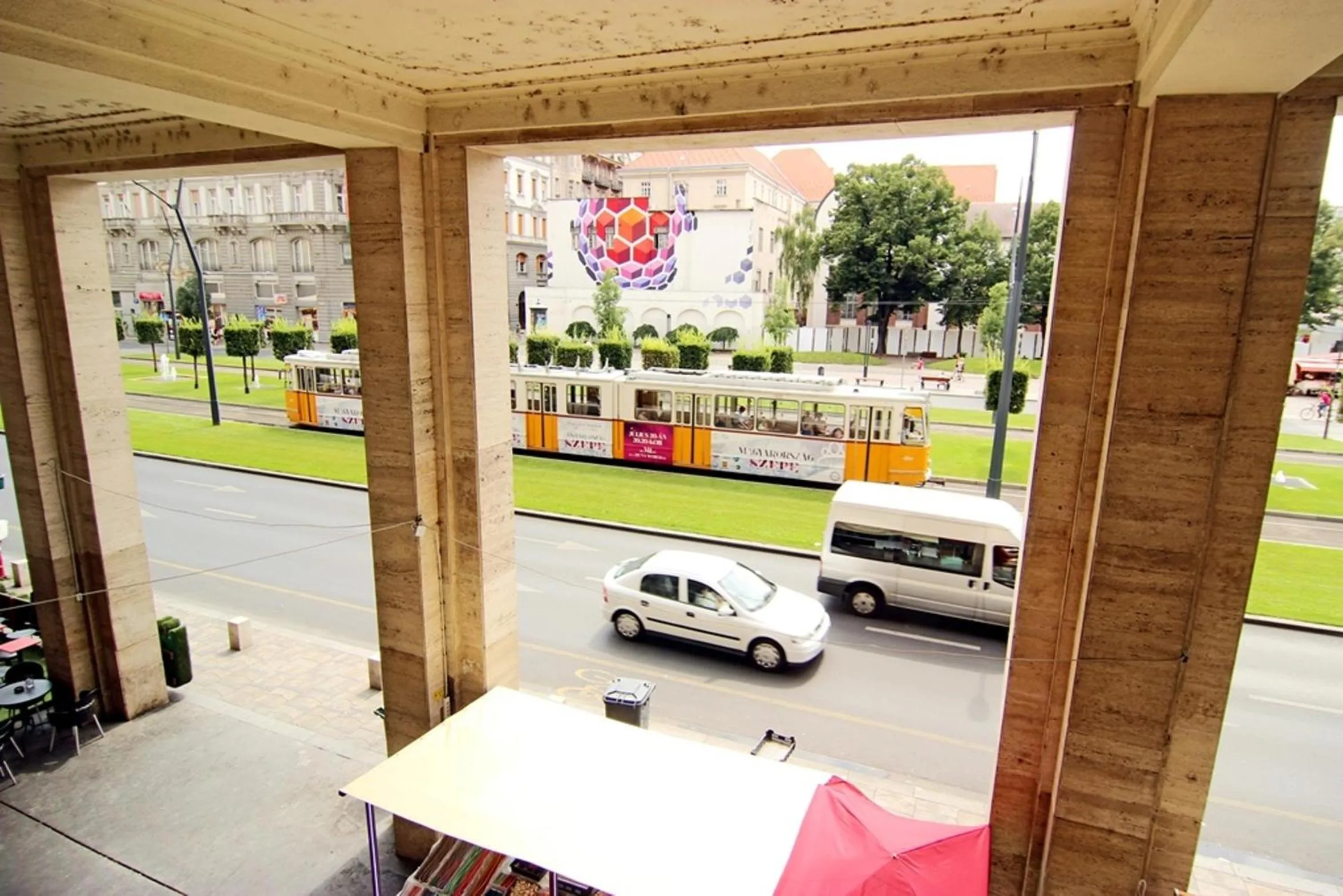 Property building in Absolut City Hostel Budapest