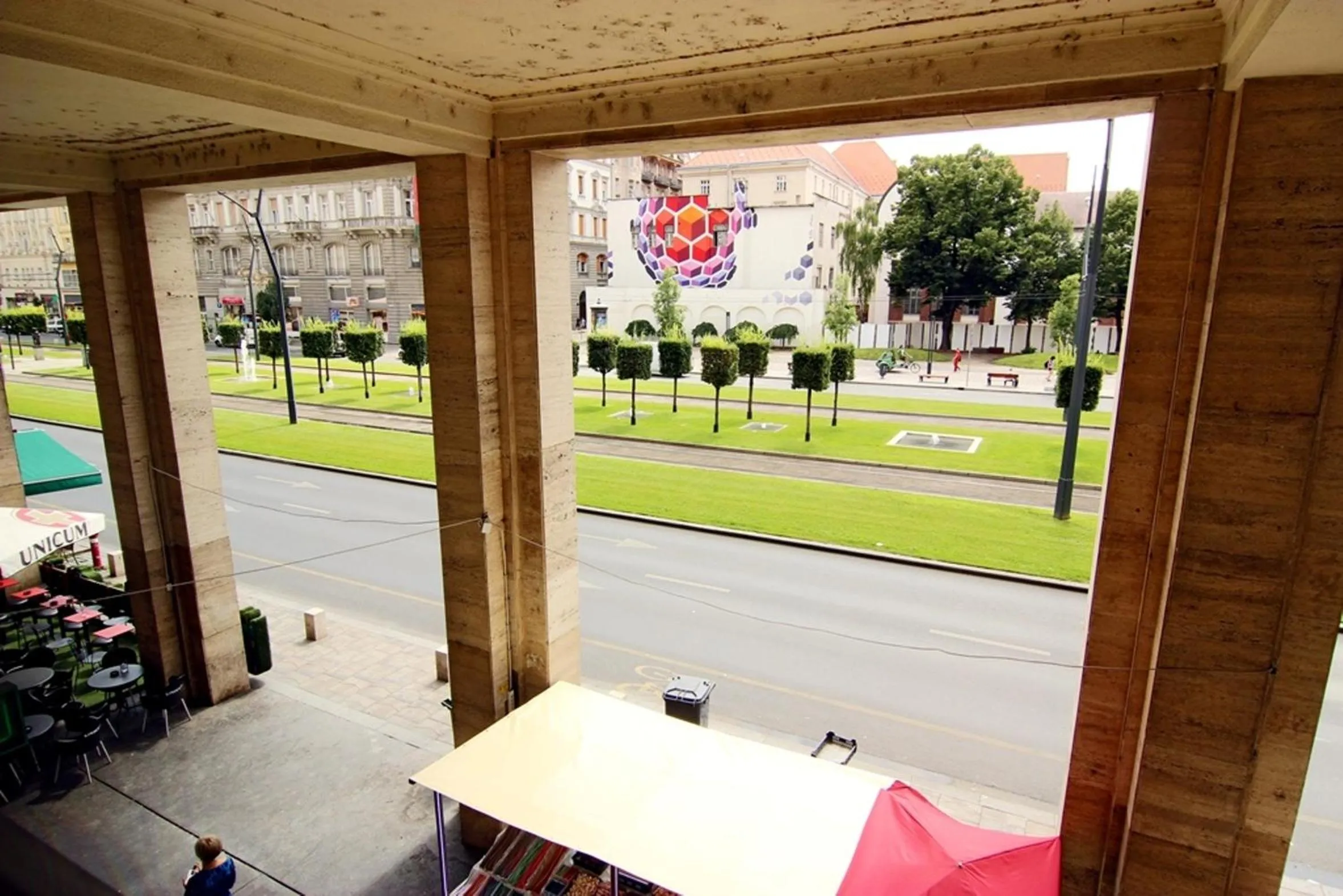 View (from property/room) in Absolut City Hostel Budapest