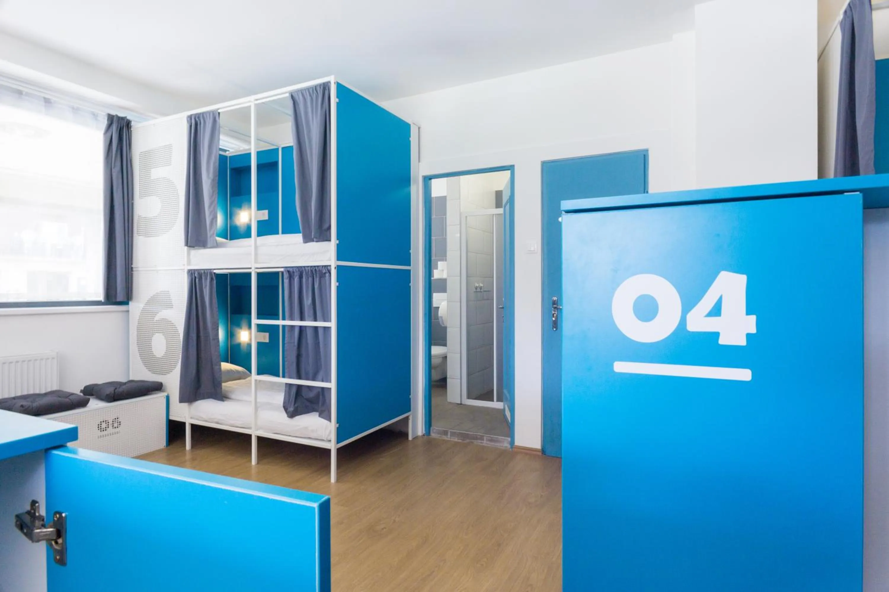 bunk bed in Absolut City Hostel Budapest