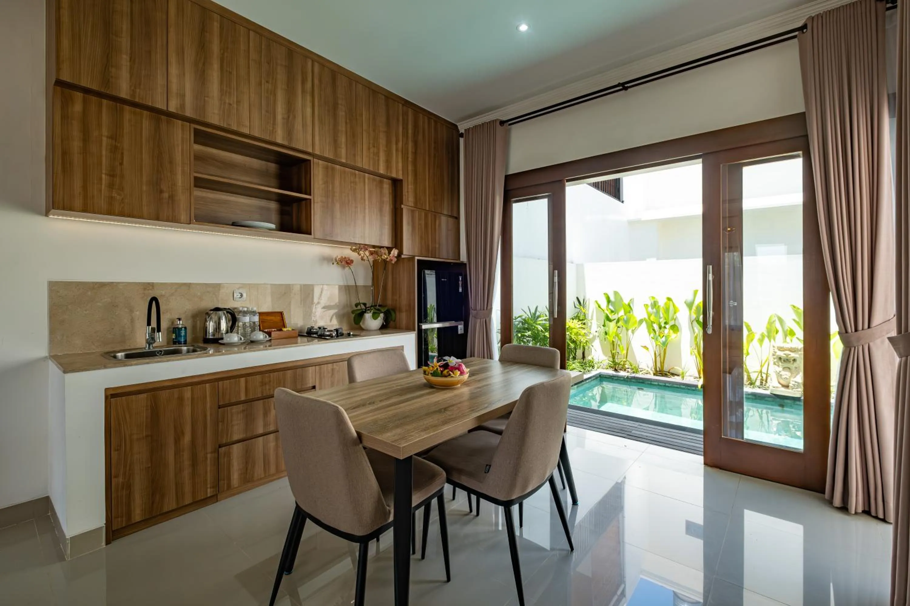 Kitchen or kitchenette in Taman Seminyak Suites