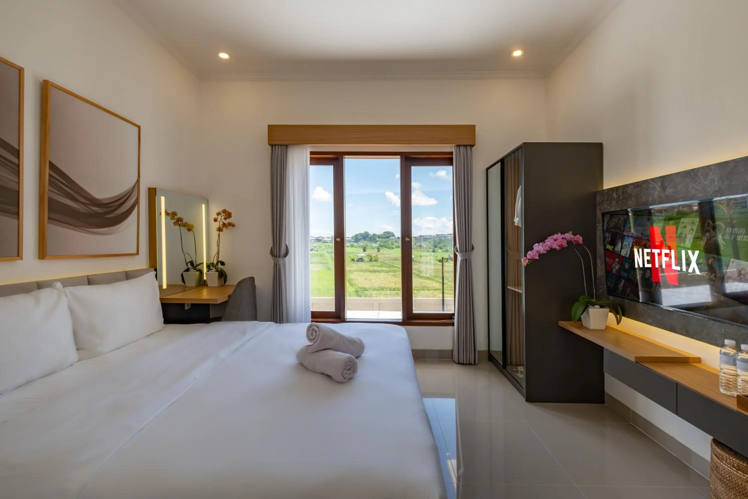 Bed in Taman Seminyak Suites