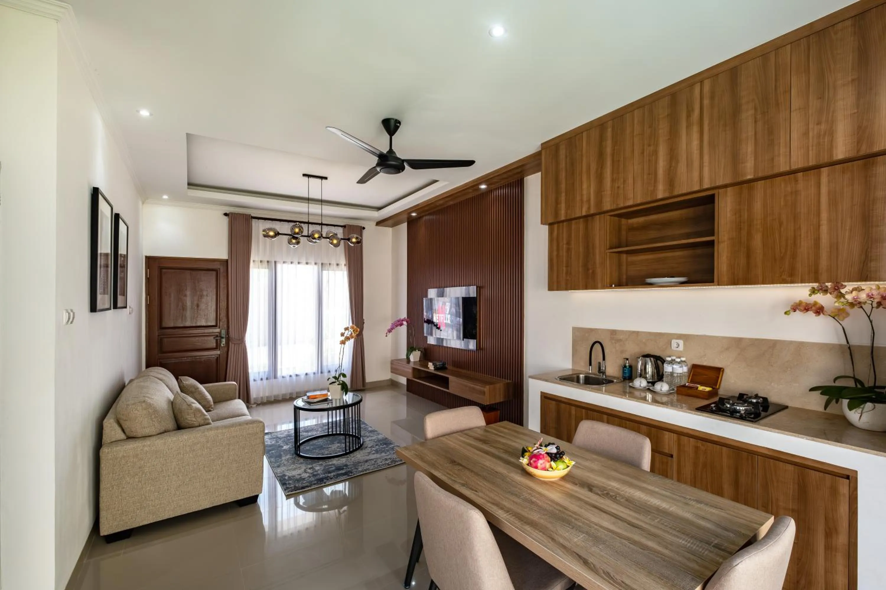Kitchen or kitchenette in Taman Seminyak Suites
