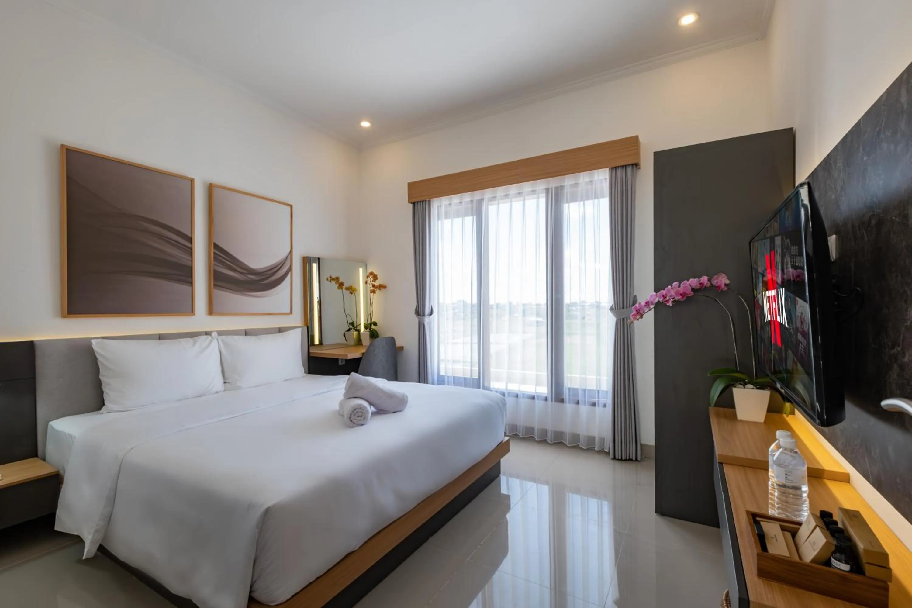 Bed in Taman Seminyak Suites