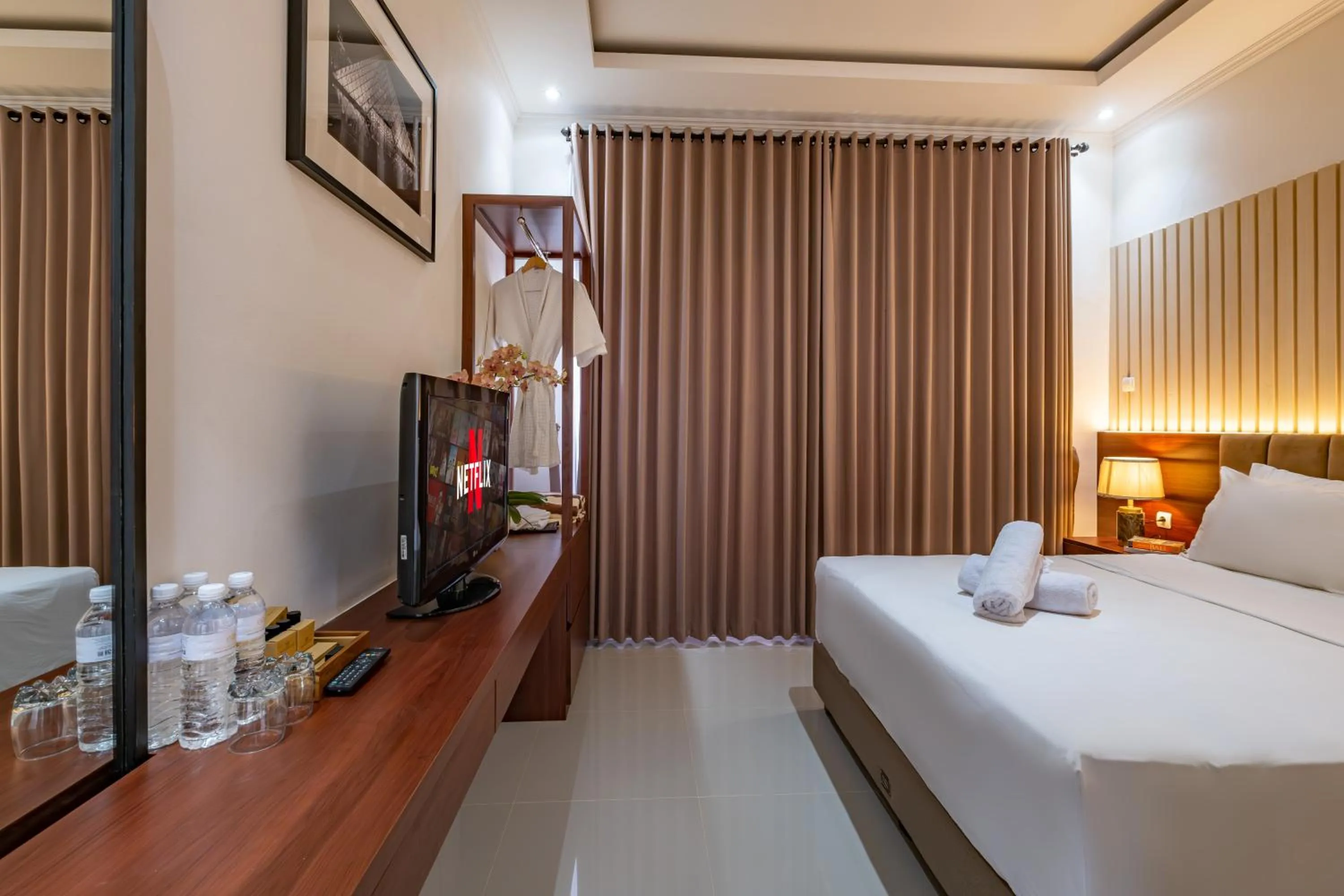 Bed in Taman Seminyak Suites
