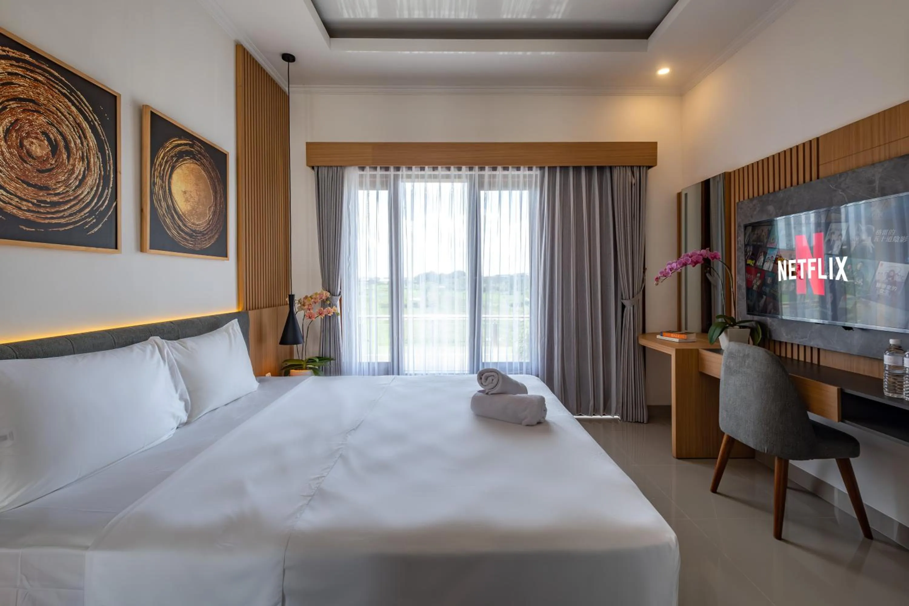 Bed in Taman Seminyak Suites