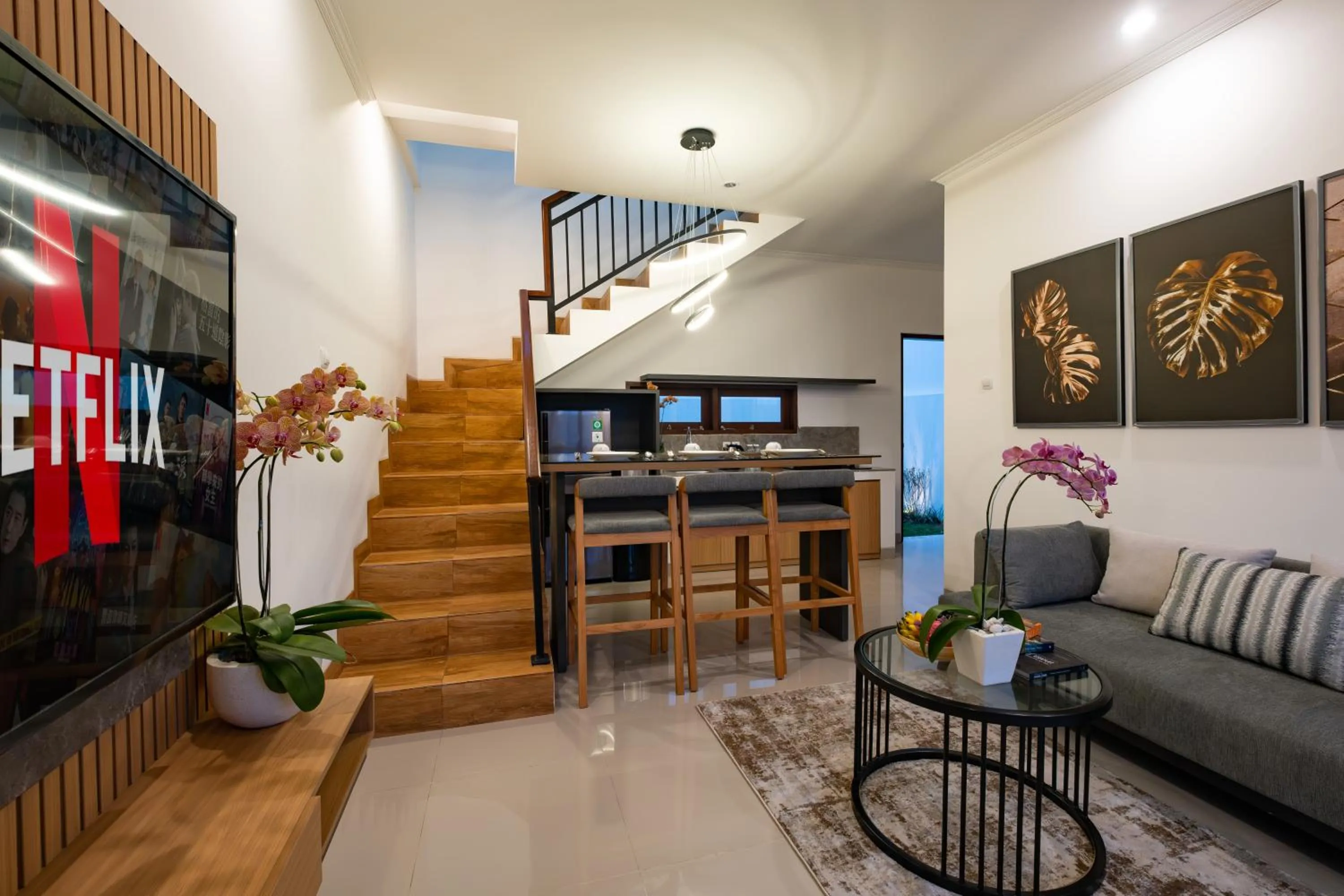 Living room in Taman Seminyak Suites