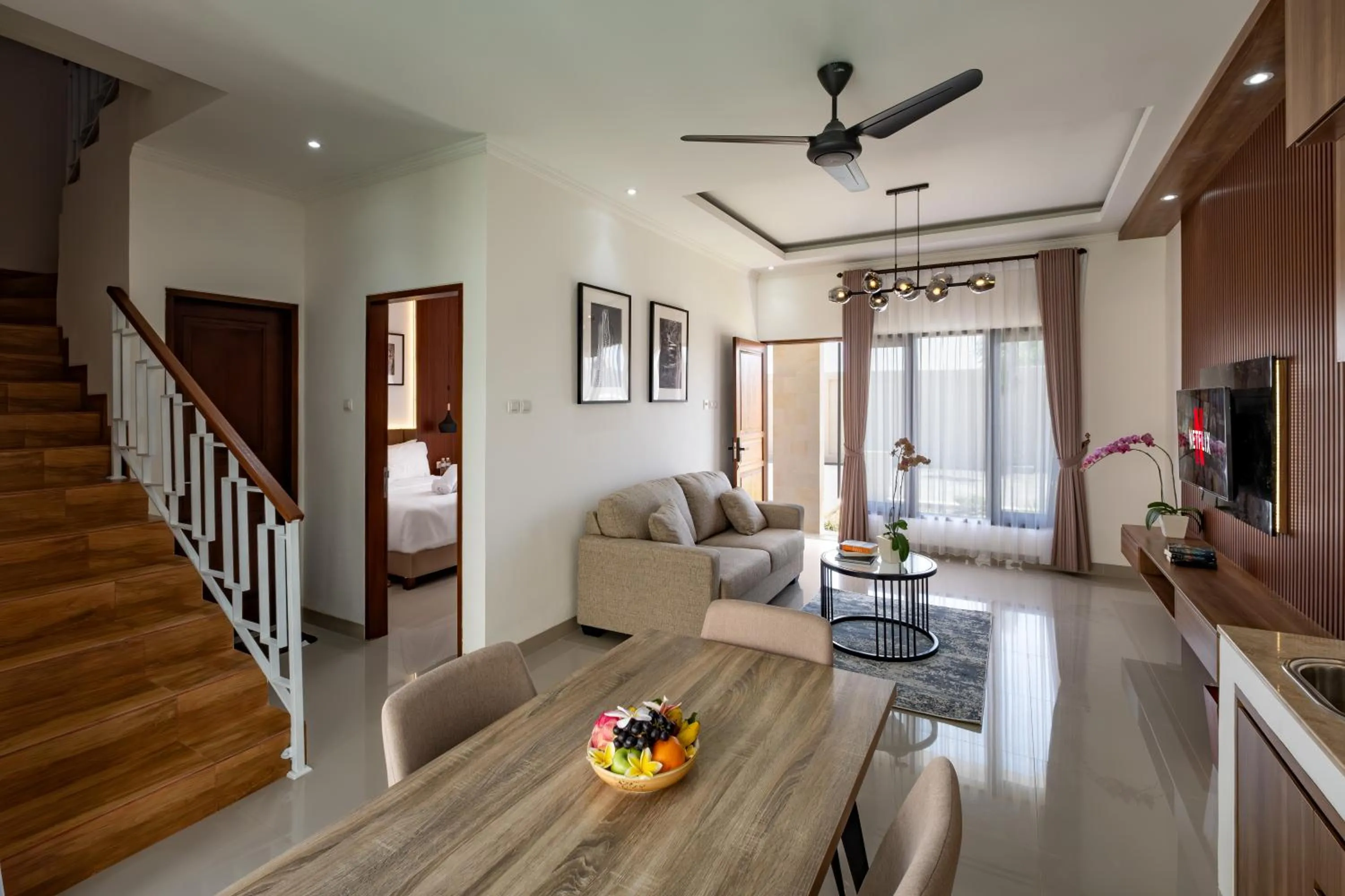 Living room in Taman Seminyak Suites