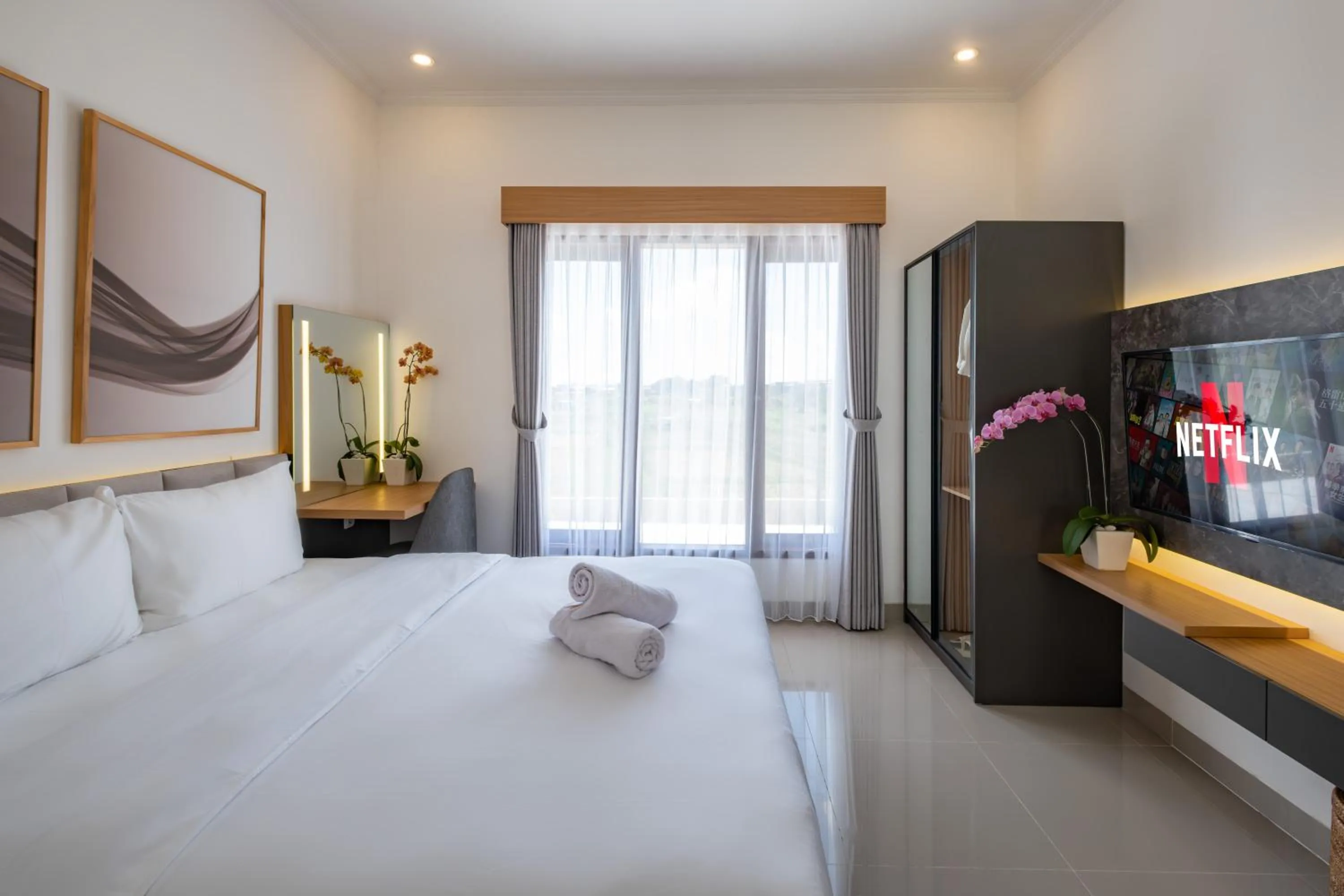 Bed in Taman Seminyak Suites