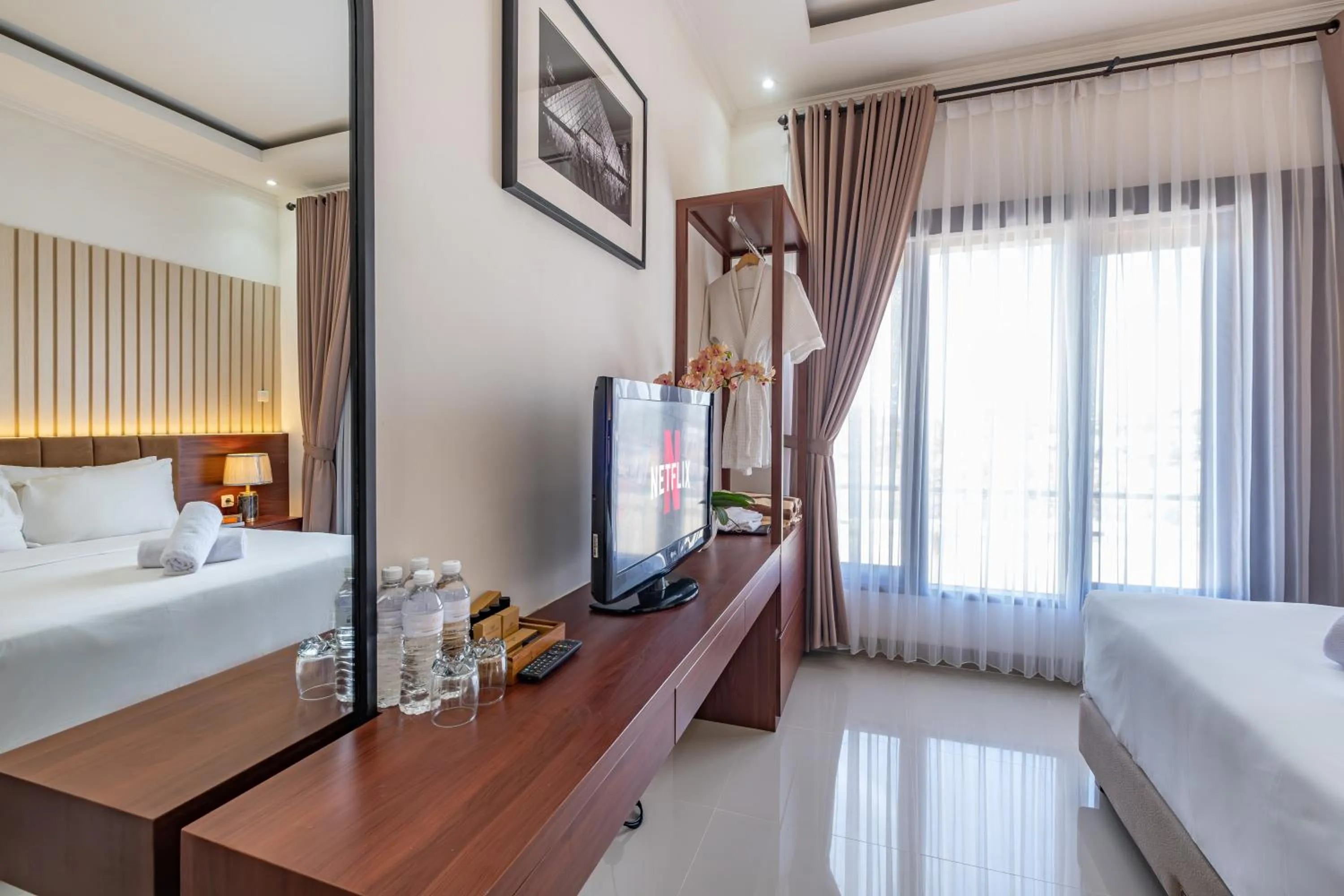 Bed in Taman Seminyak Suites