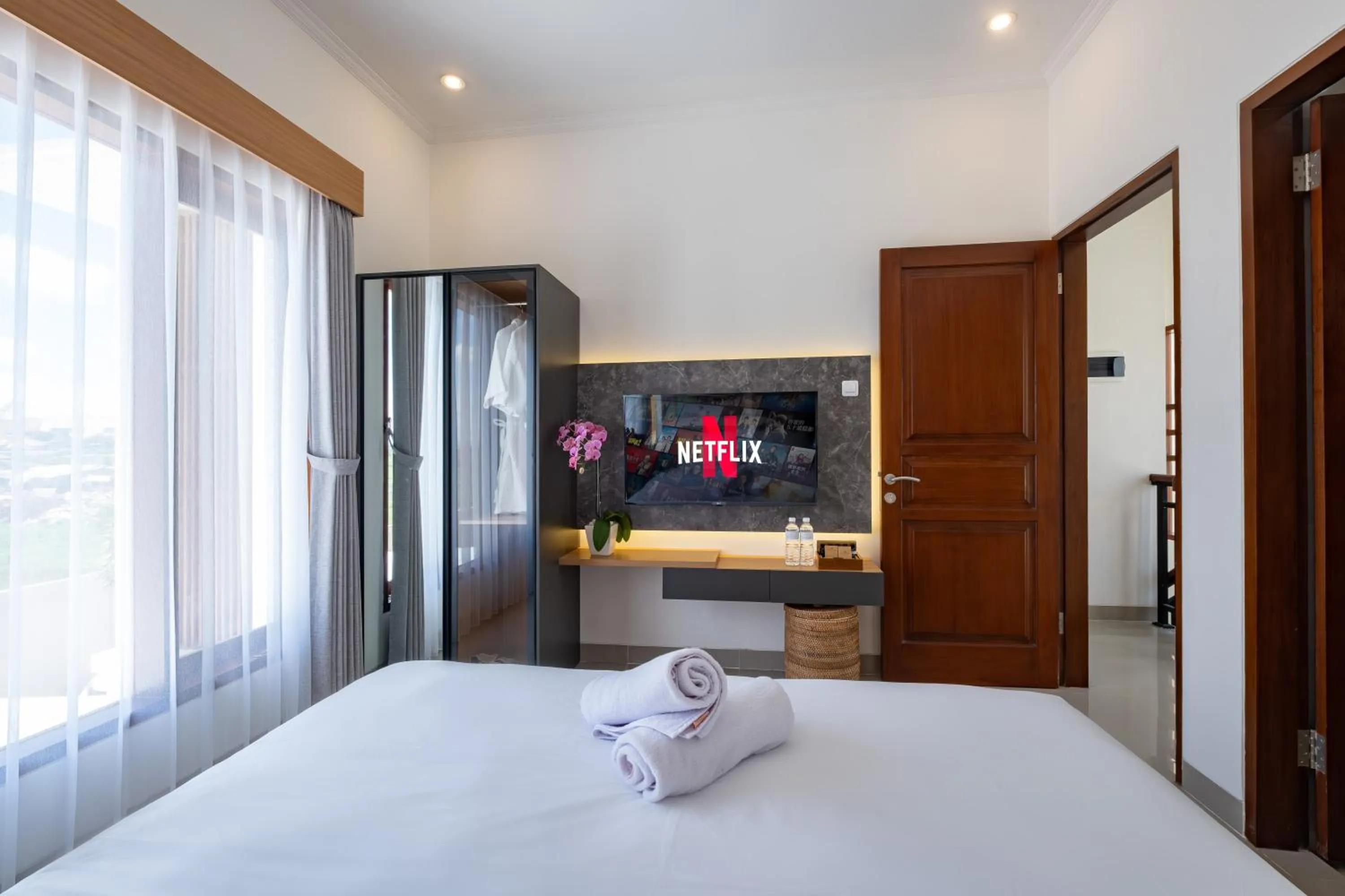 Bed in Taman Seminyak Suites