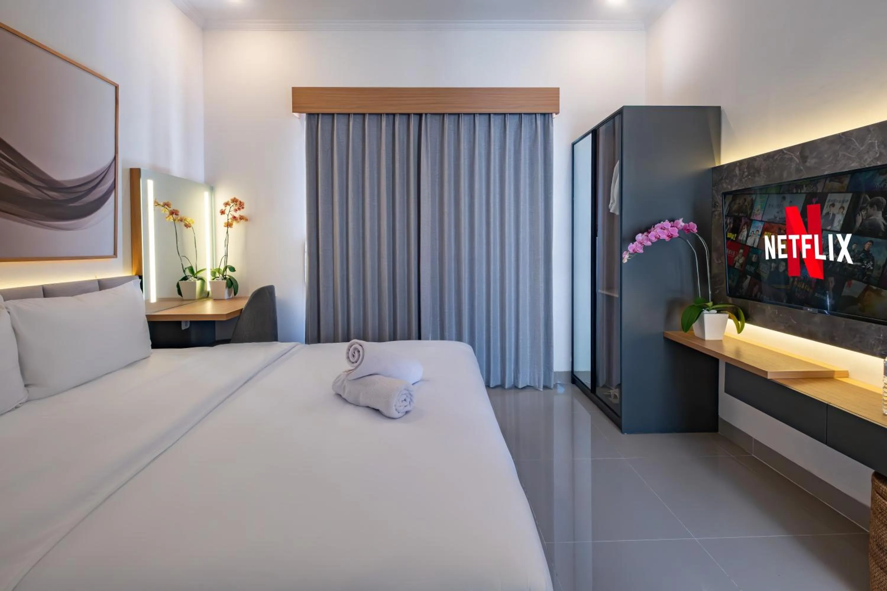 Bed in Taman Seminyak Suites