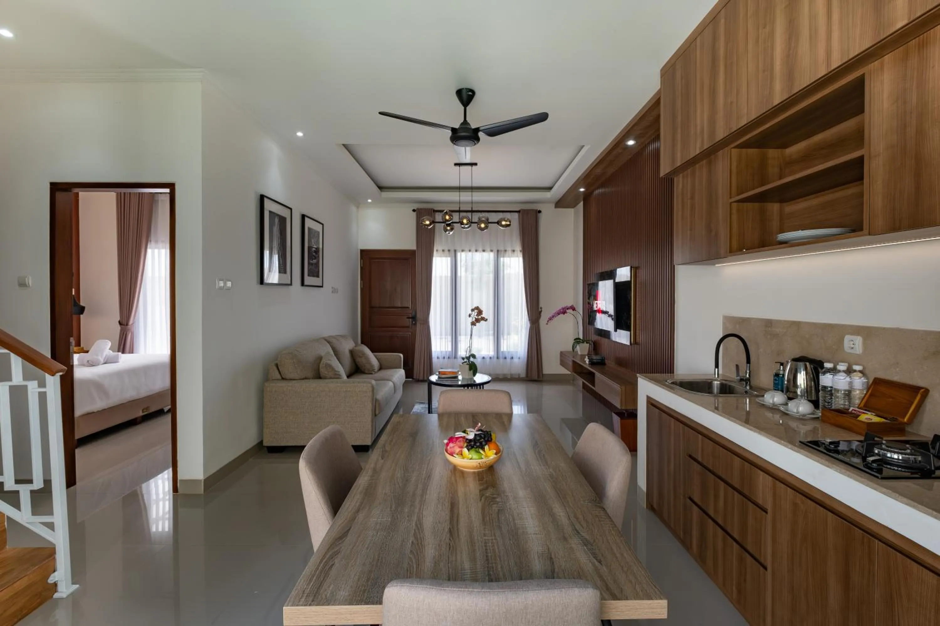 Kitchen or kitchenette in Taman Seminyak Suites