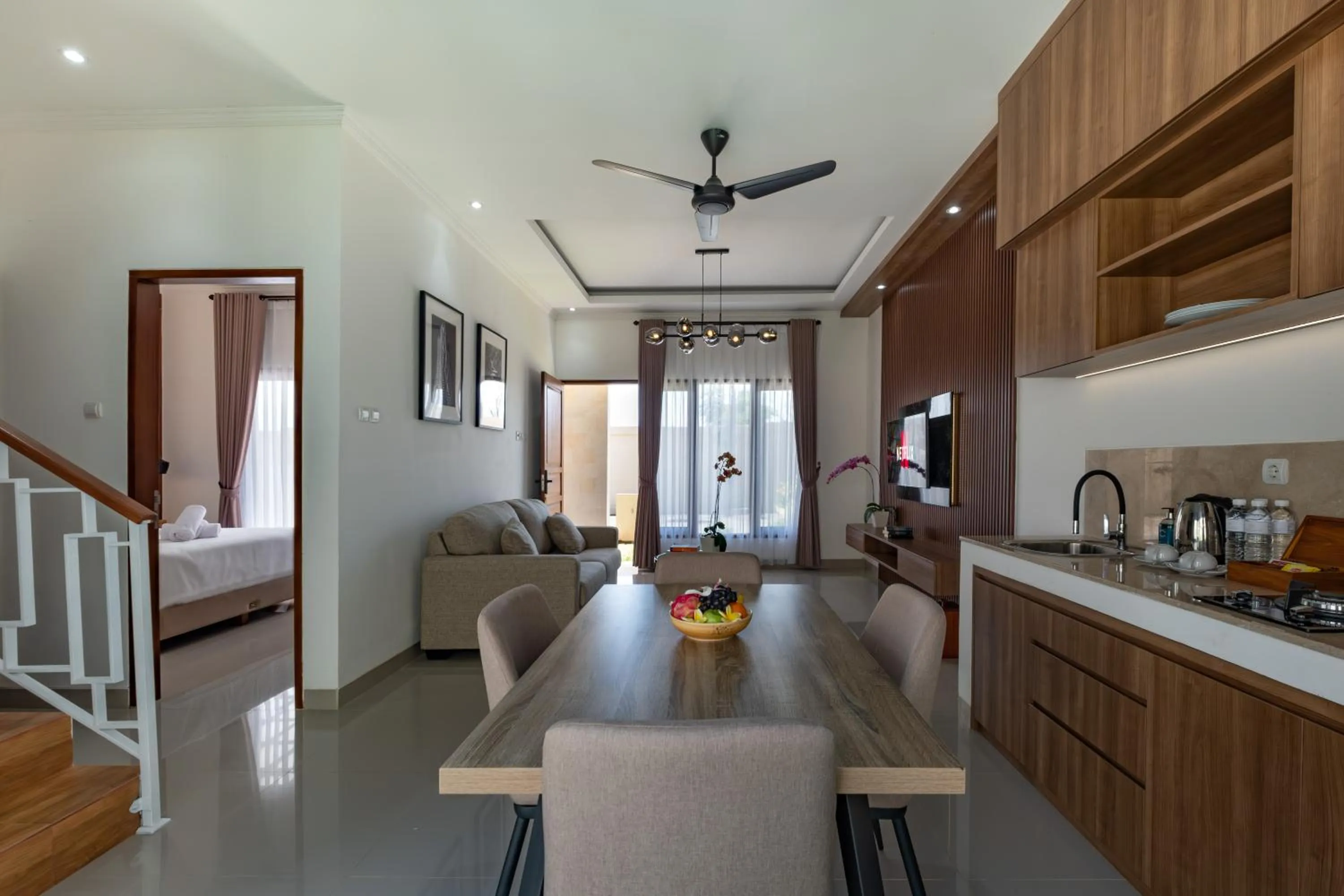 Kitchen or kitchenette in Taman Seminyak Suites