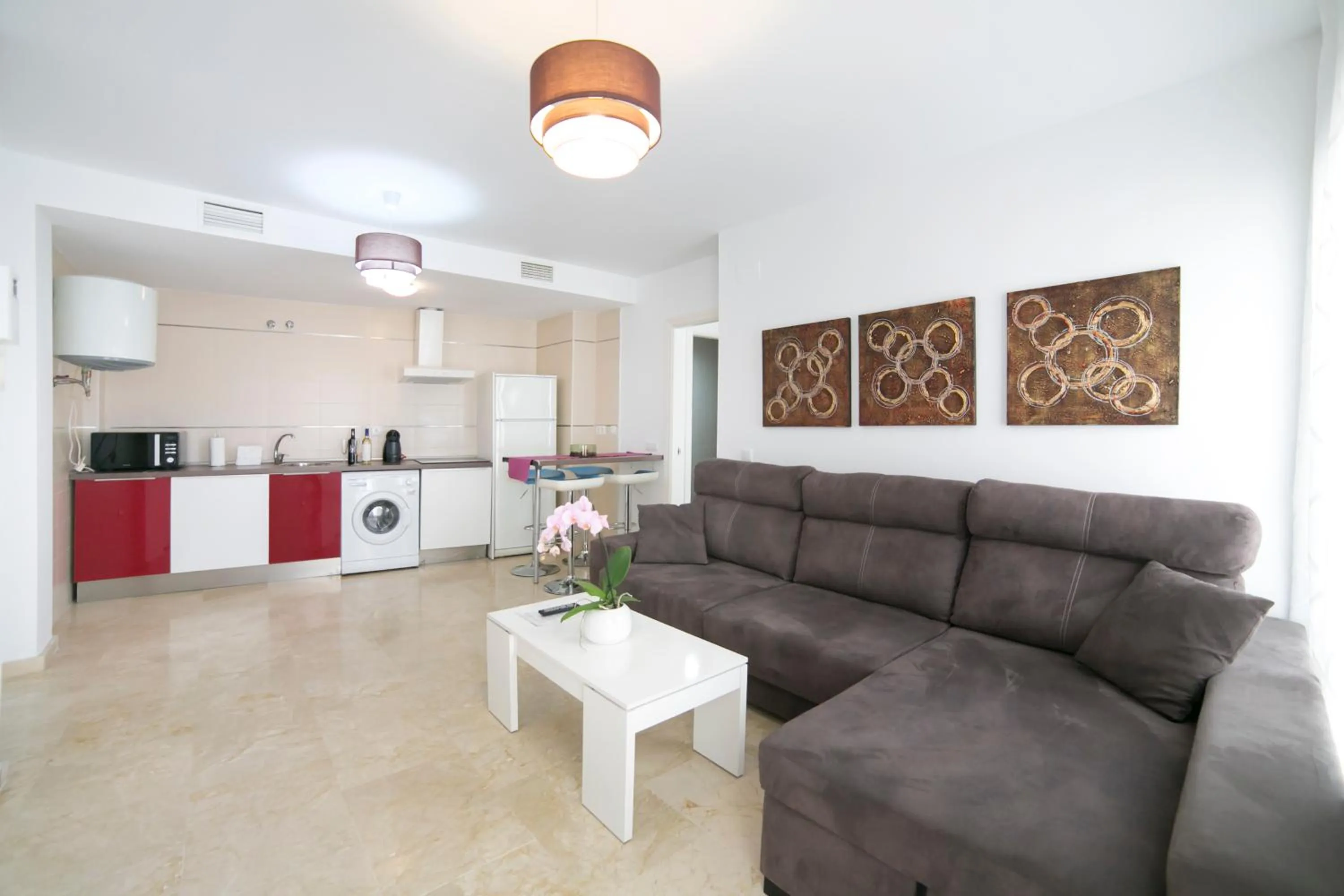 Living room in Apartamentos Salamanca