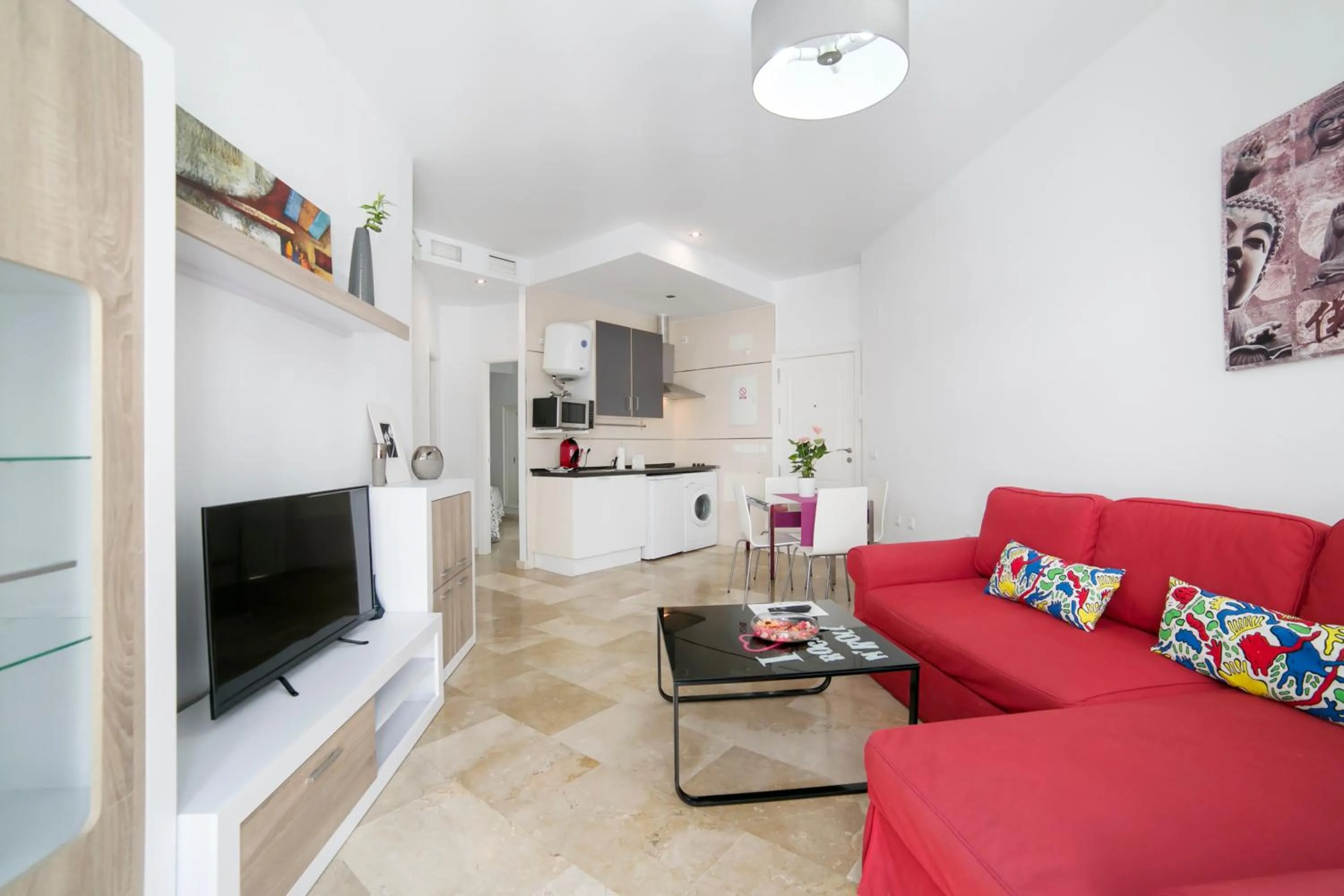 Living room in Apartamentos Salamanca