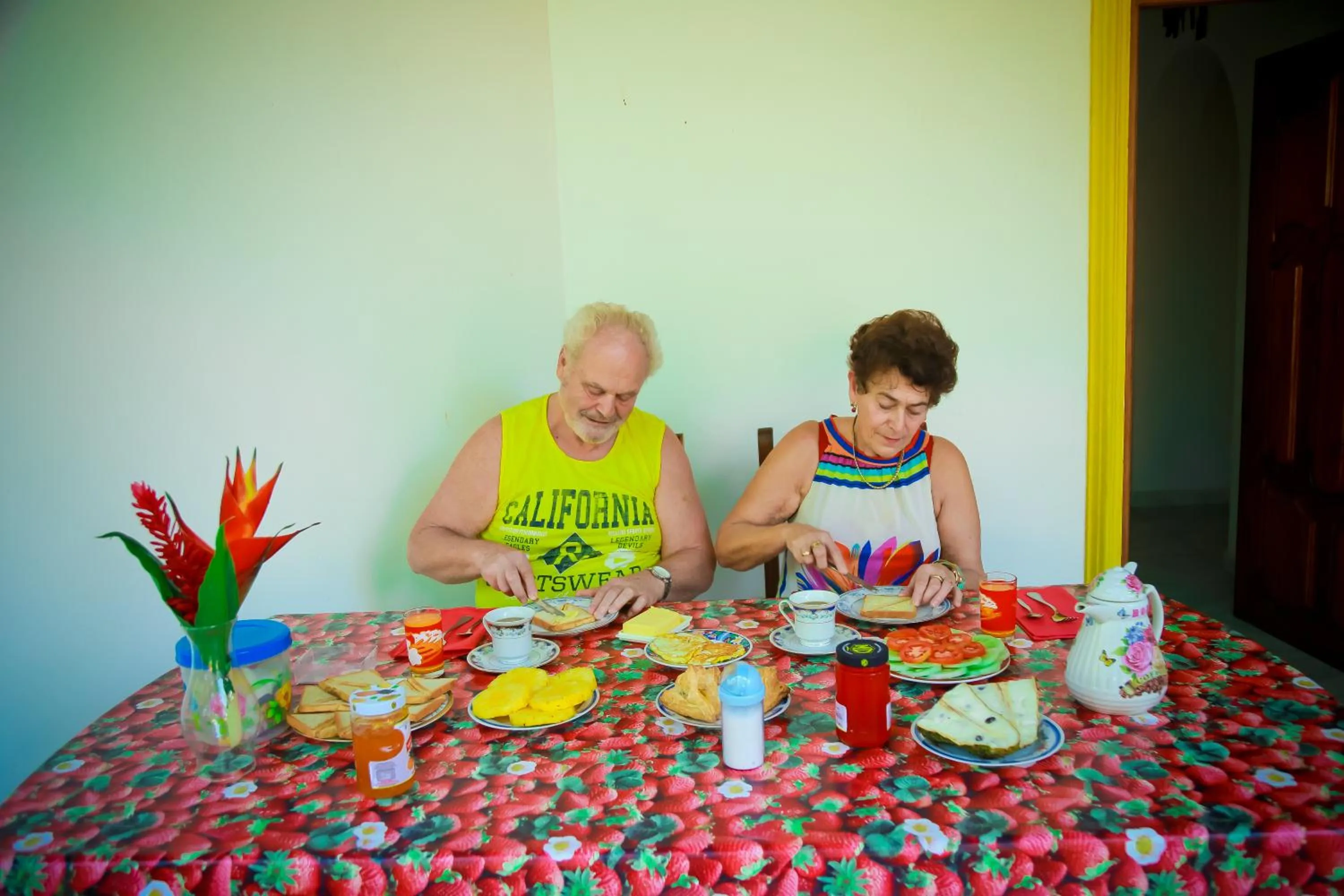 Continental breakfast in Sumal Villa