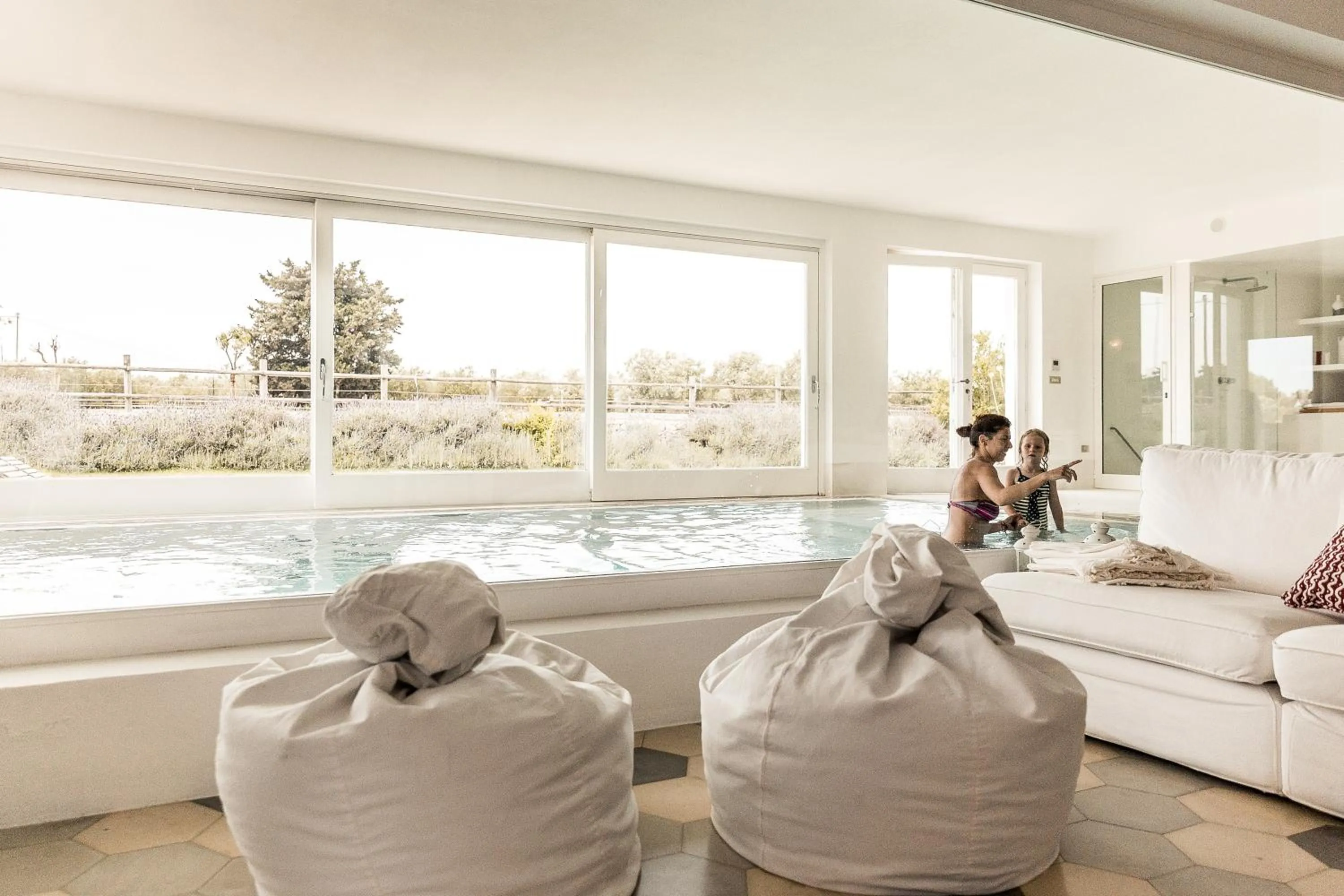 Communal lounge/ TV room in Masseria Prosperi