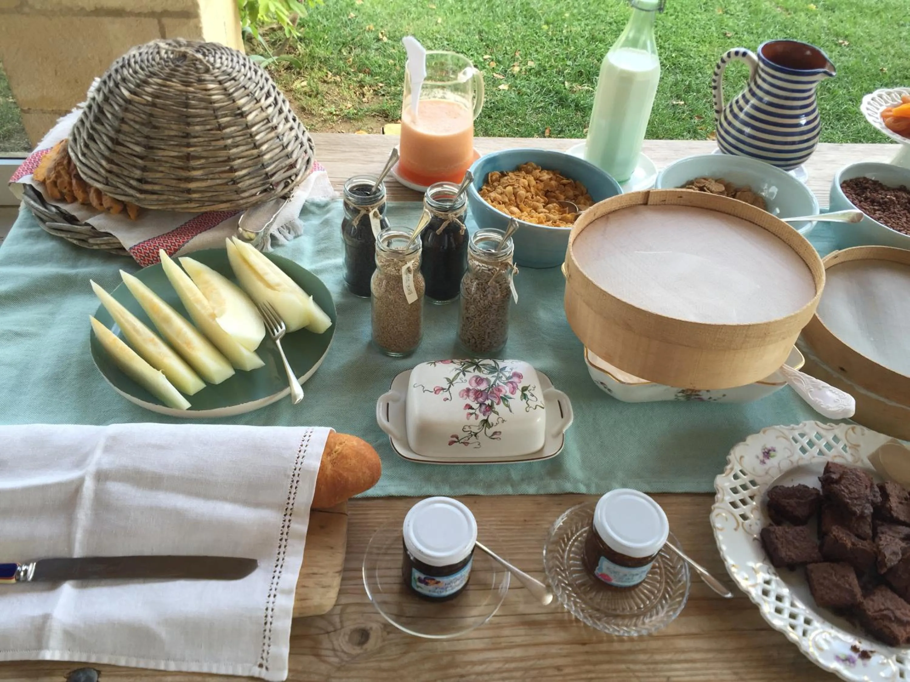 Buffet breakfast in Masseria Prosperi