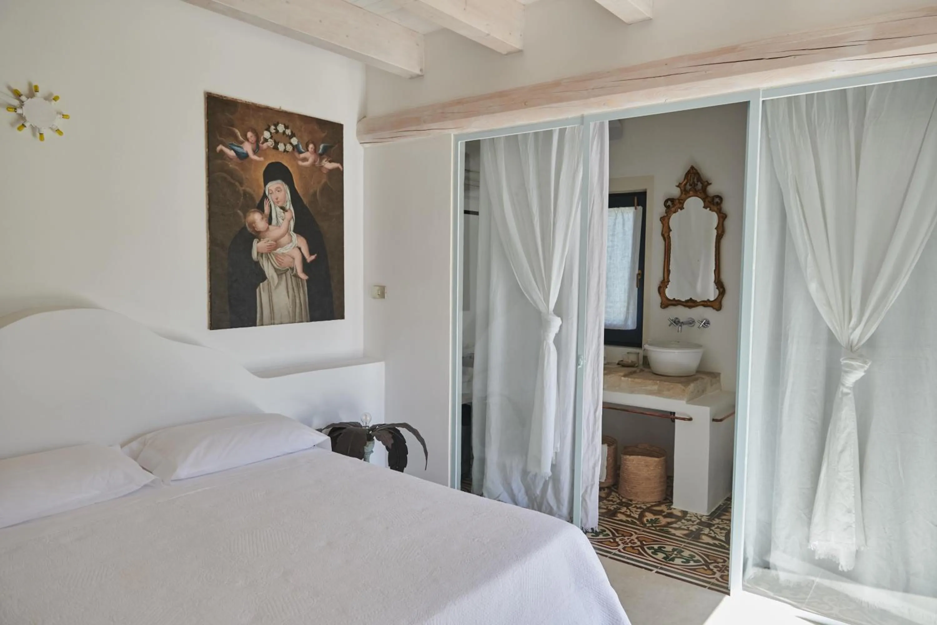 Bedroom, Bed in Masseria Prosperi