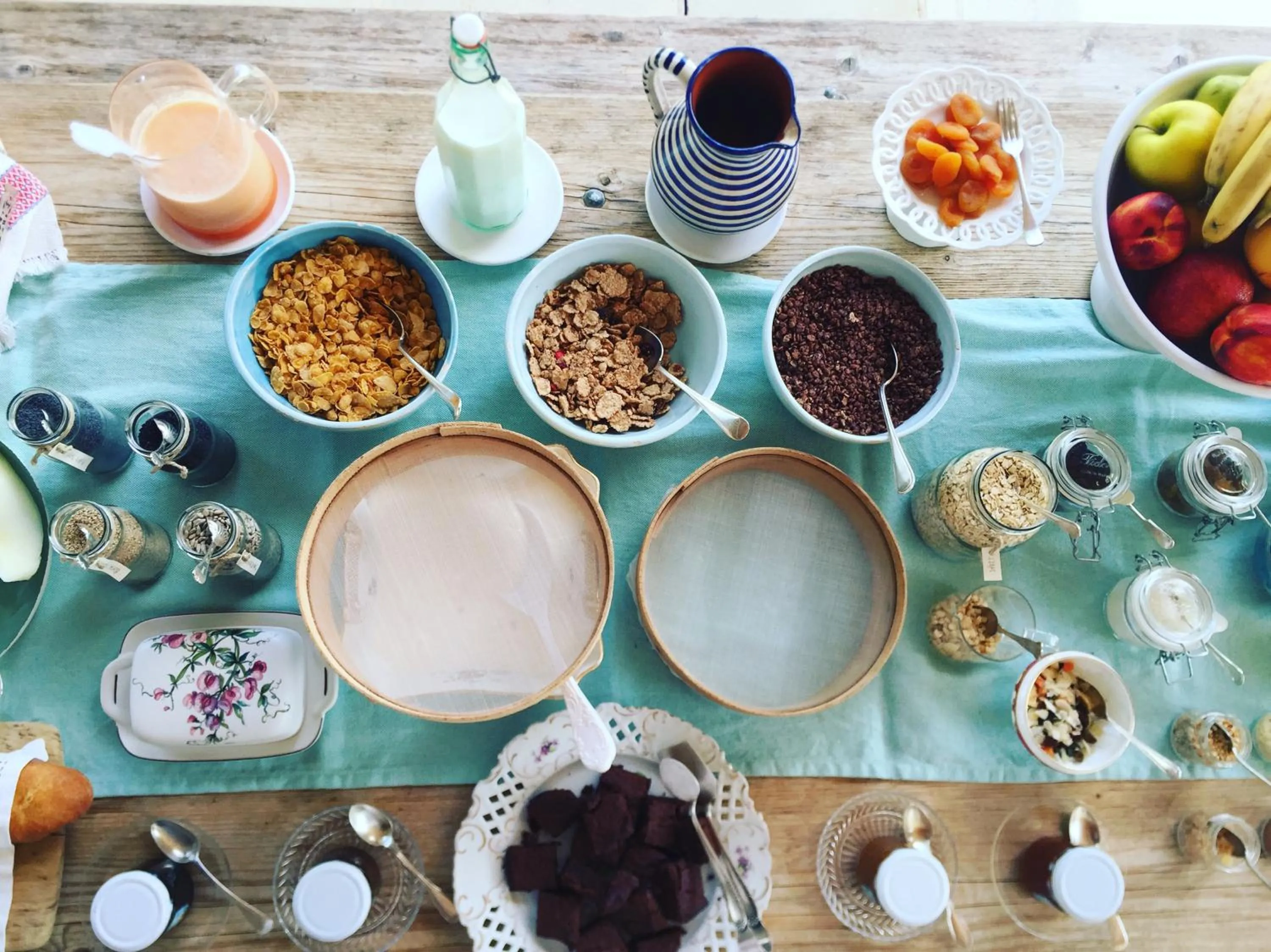 Buffet breakfast in Masseria Prosperi