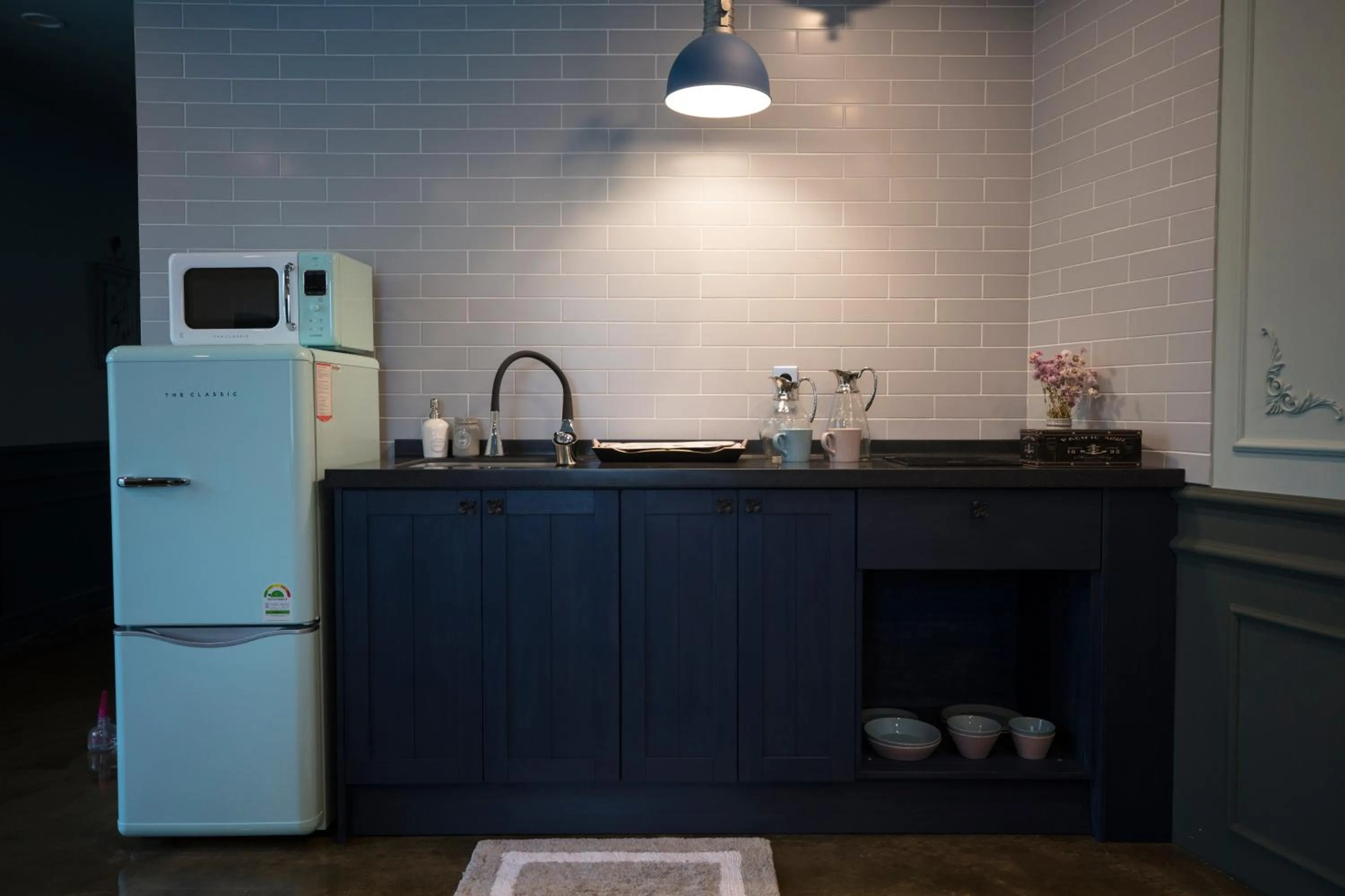 Kitchen or kitchenette in SS Resort