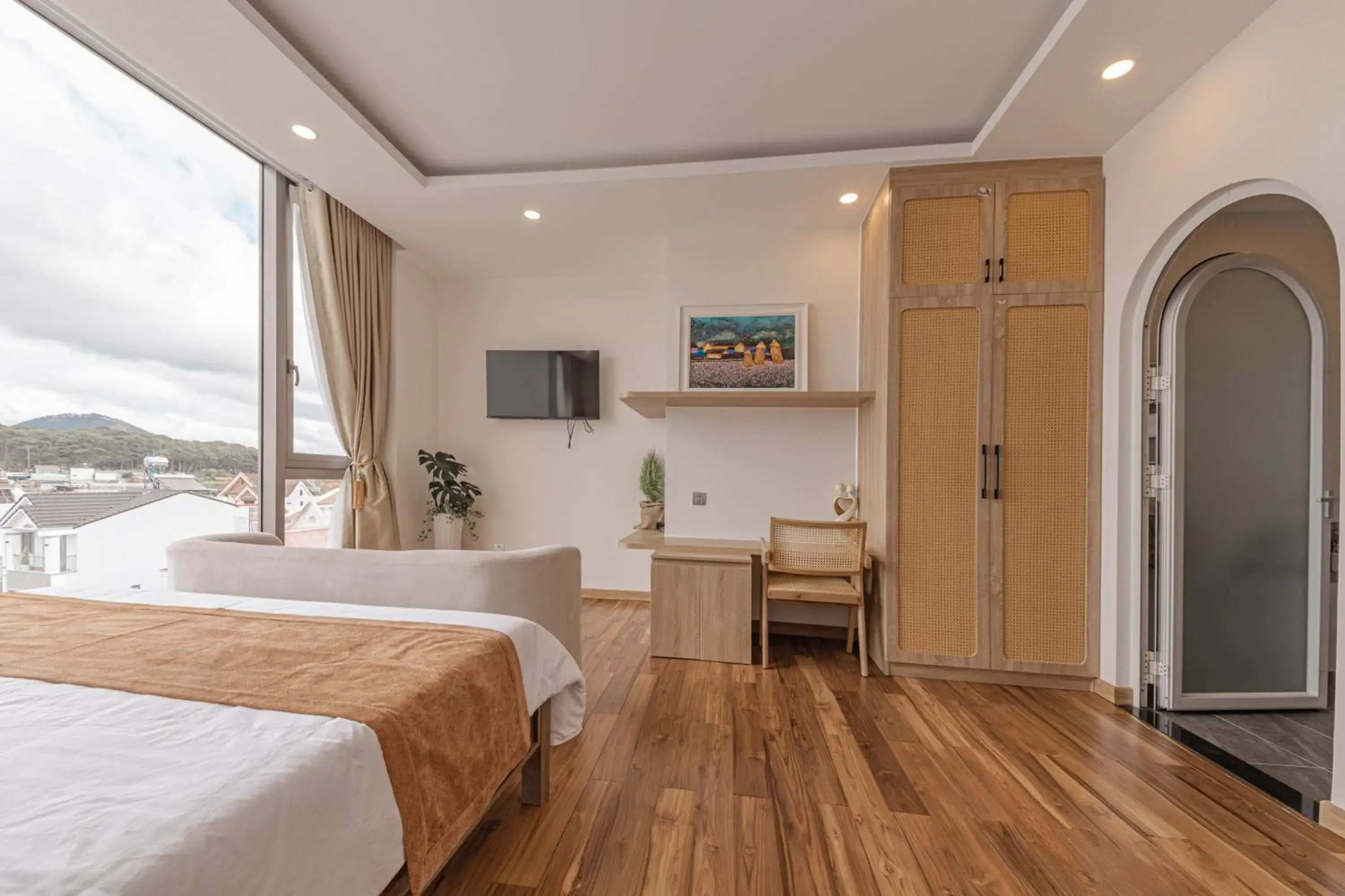 View (from property/room), Bed in Jodi Dalat Hotel View (from property/room), Bed in Jodi Dalat Hotel