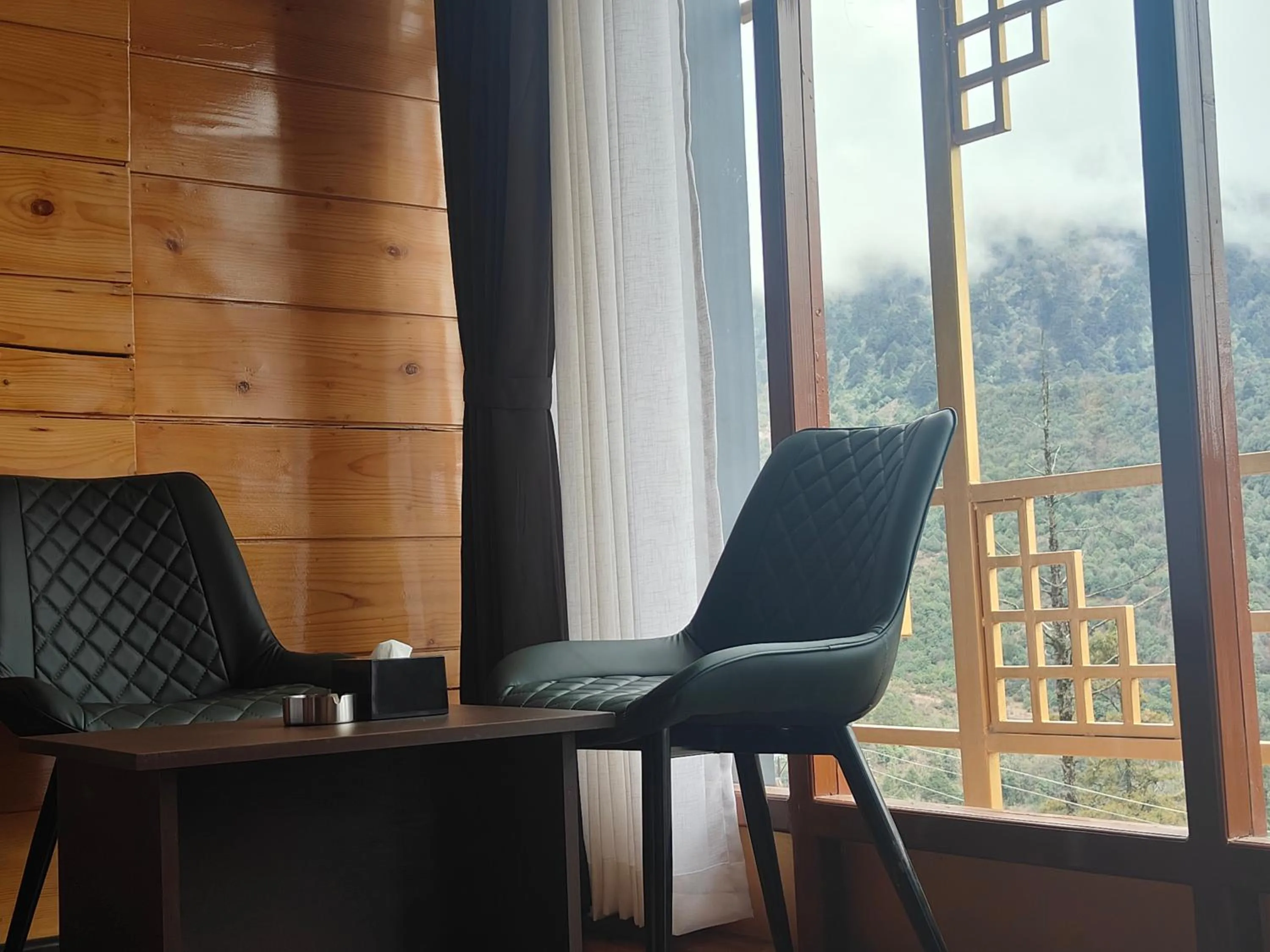 Seating area in Mount Bayul Shangri-La Resort