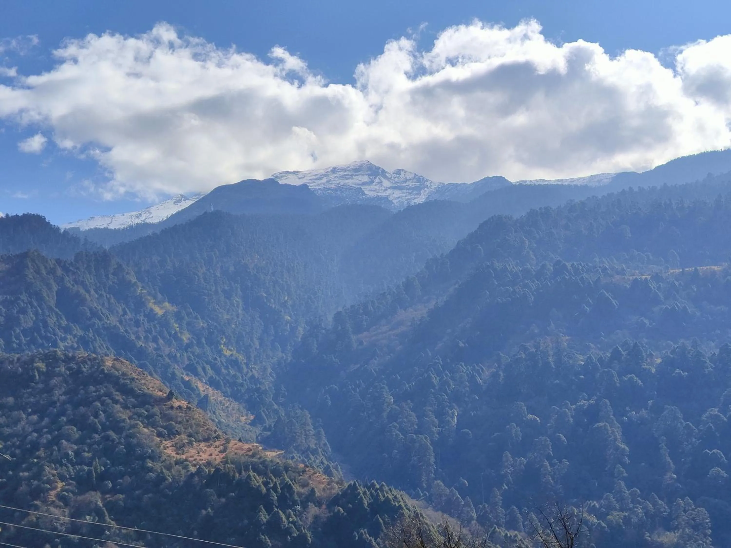 Mountain view in Mount Bayul Shangri-La Resort