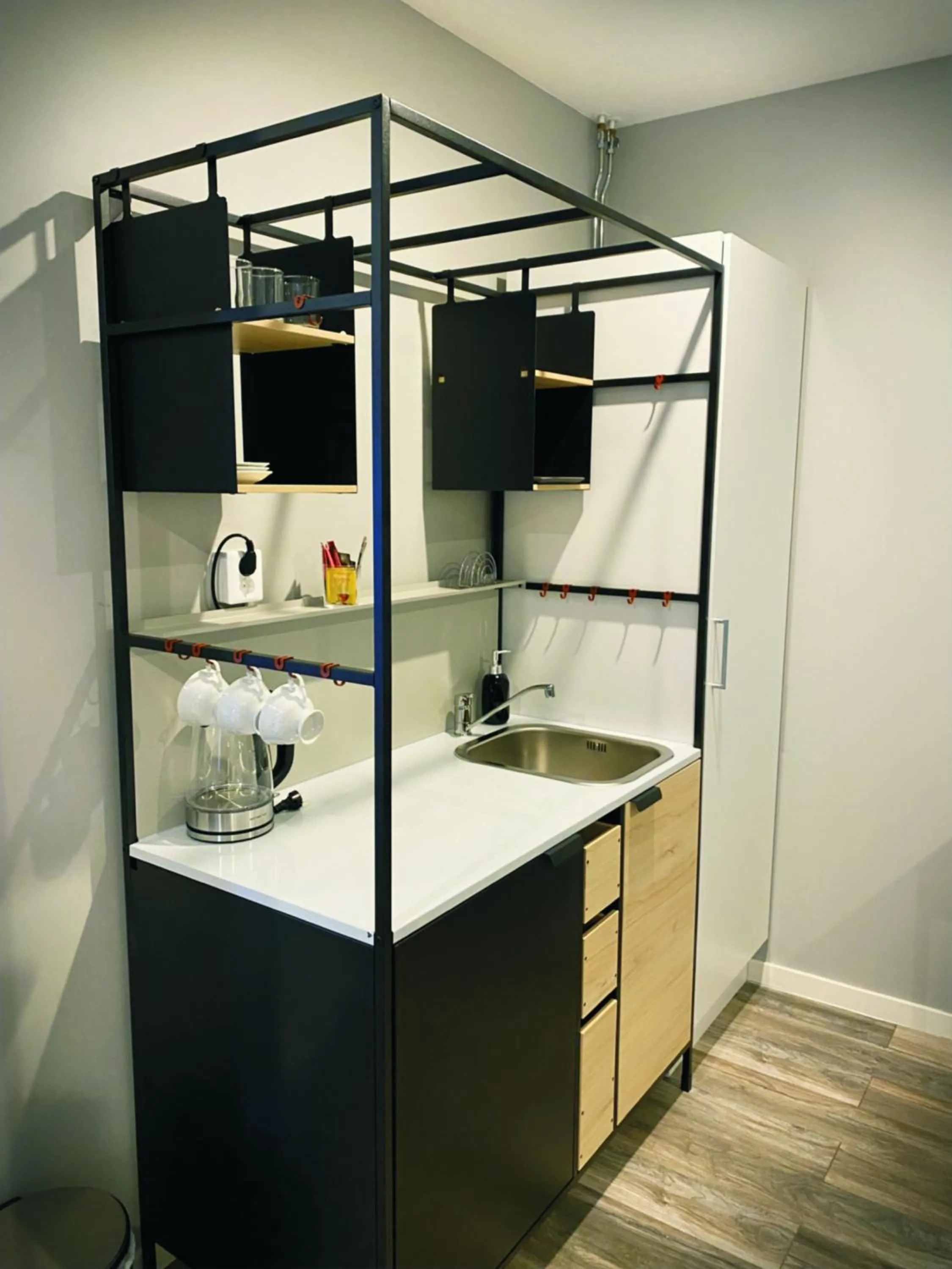 Kitchen or kitchenette in Älvsjö stadshotell