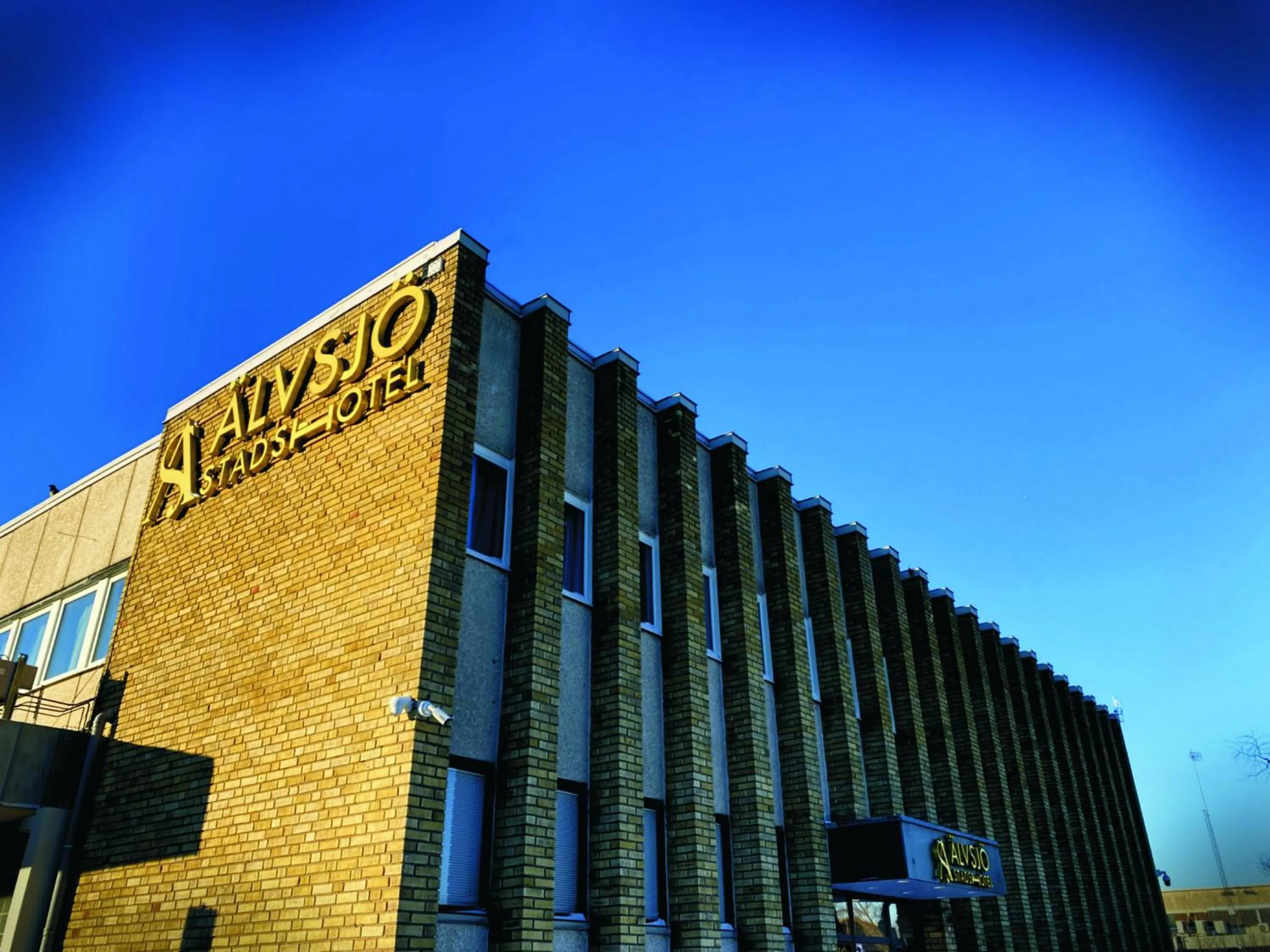 Facade/entrance in Älvsjö stadshotell