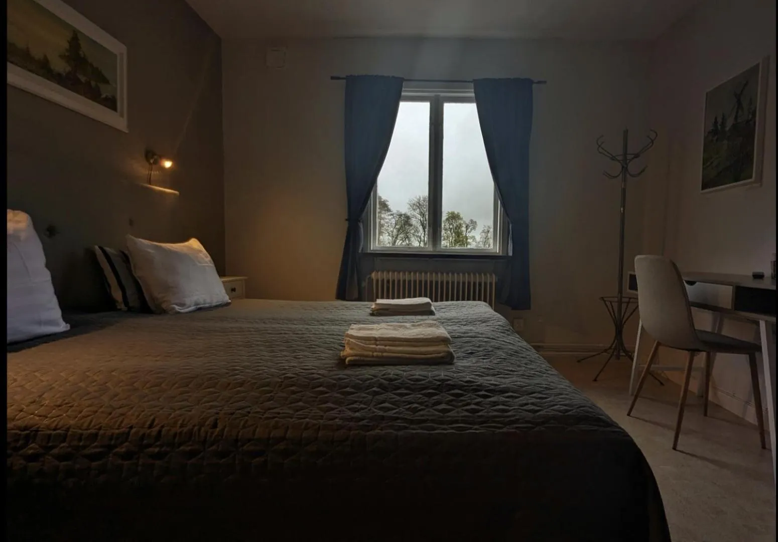 Bed in Brunsbo G:a Biskopsgård Hotell & Konferens