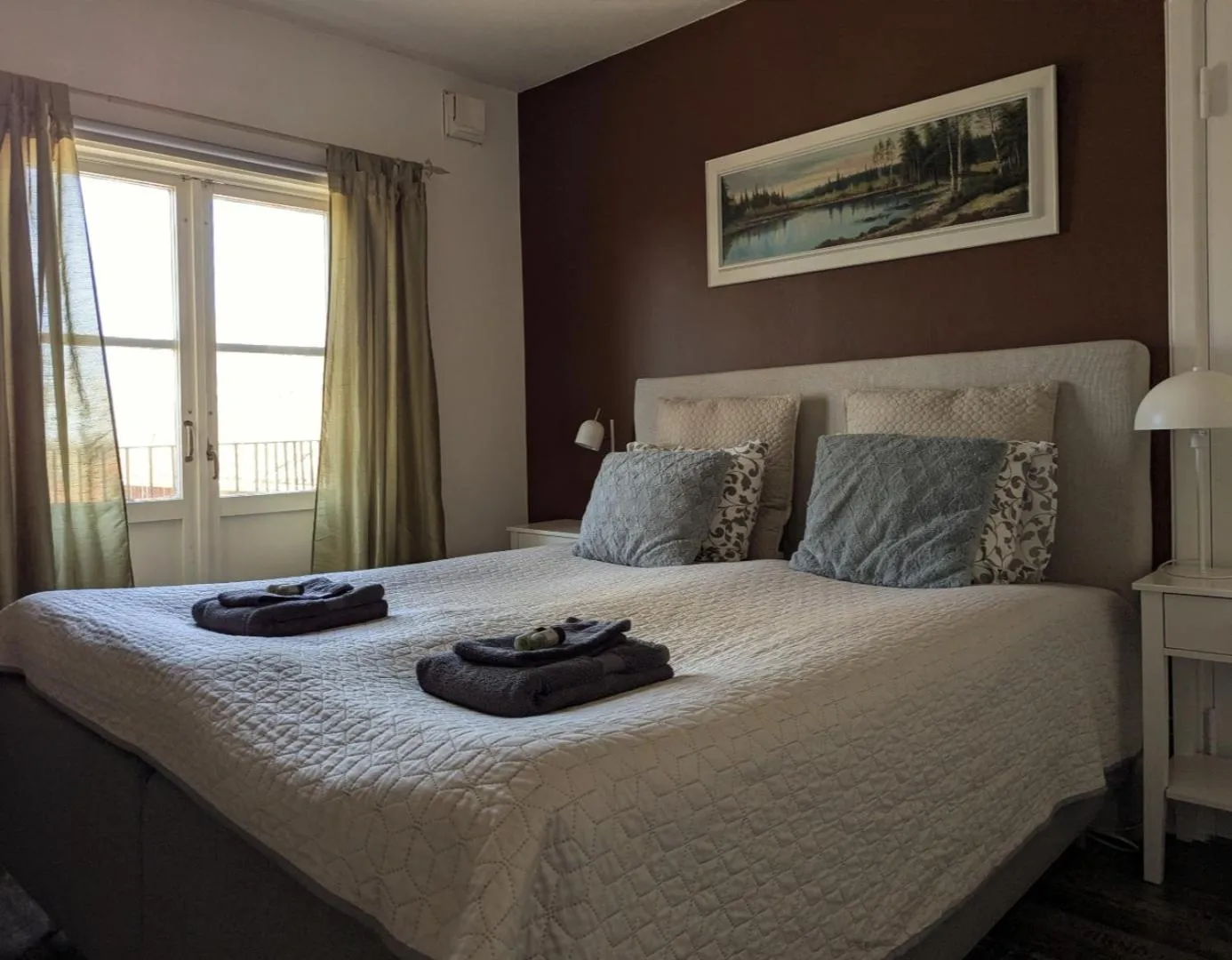 Bed in Brunsbo G:a Biskopsgård Hotell & Konferens