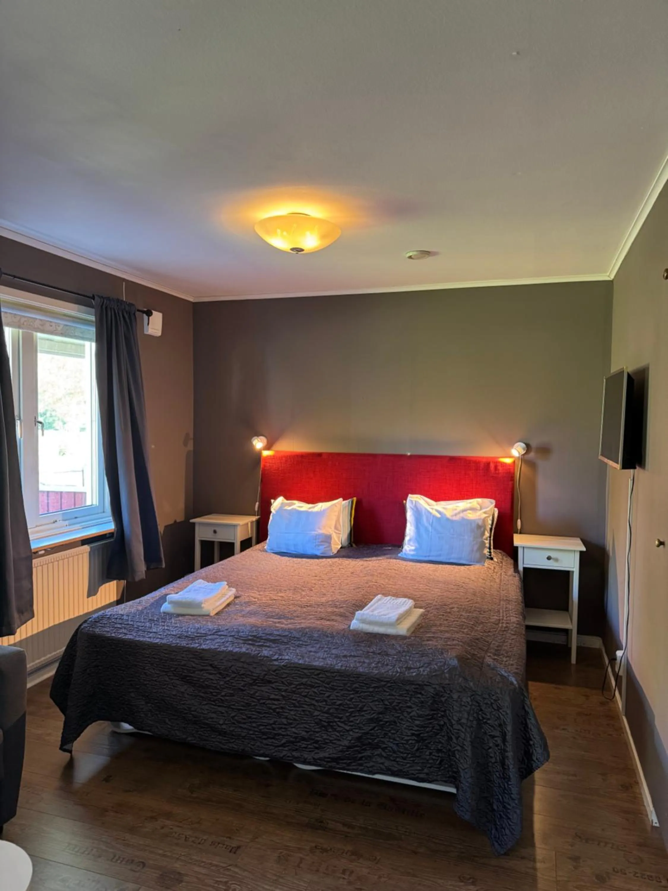 Bed in Brunsbo G:a Biskopsgård Hotell & Konferens