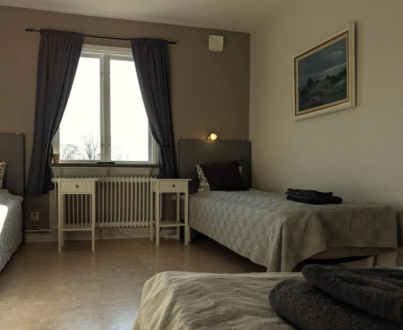 Bed in Brunsbo G:a Biskopsgård Hotell & Konferens