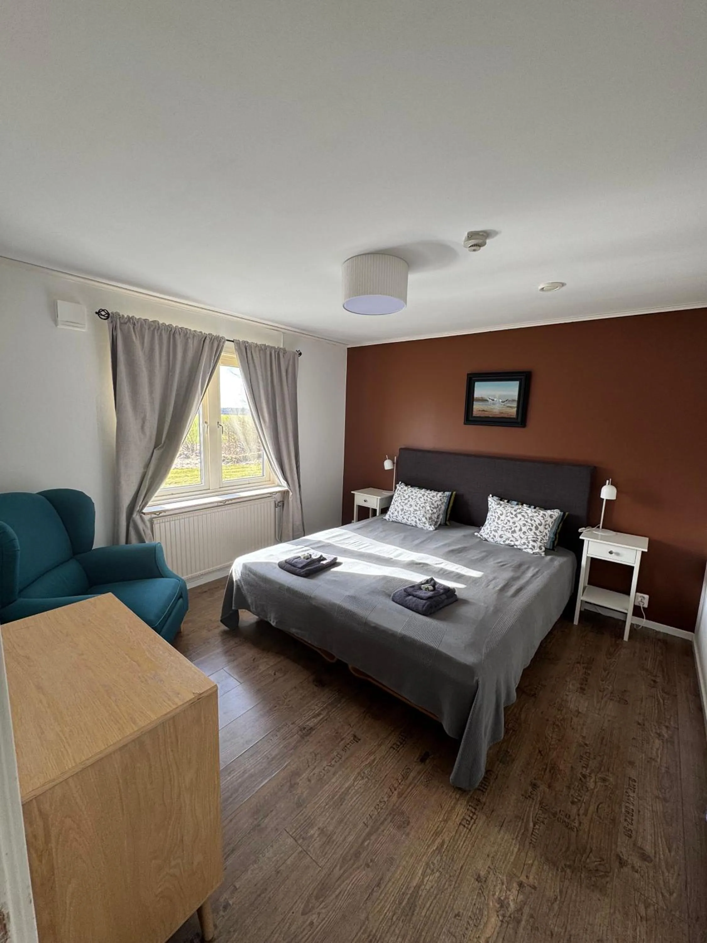 Bed in Brunsbo G:a Biskopsgård Hotell & Konferens