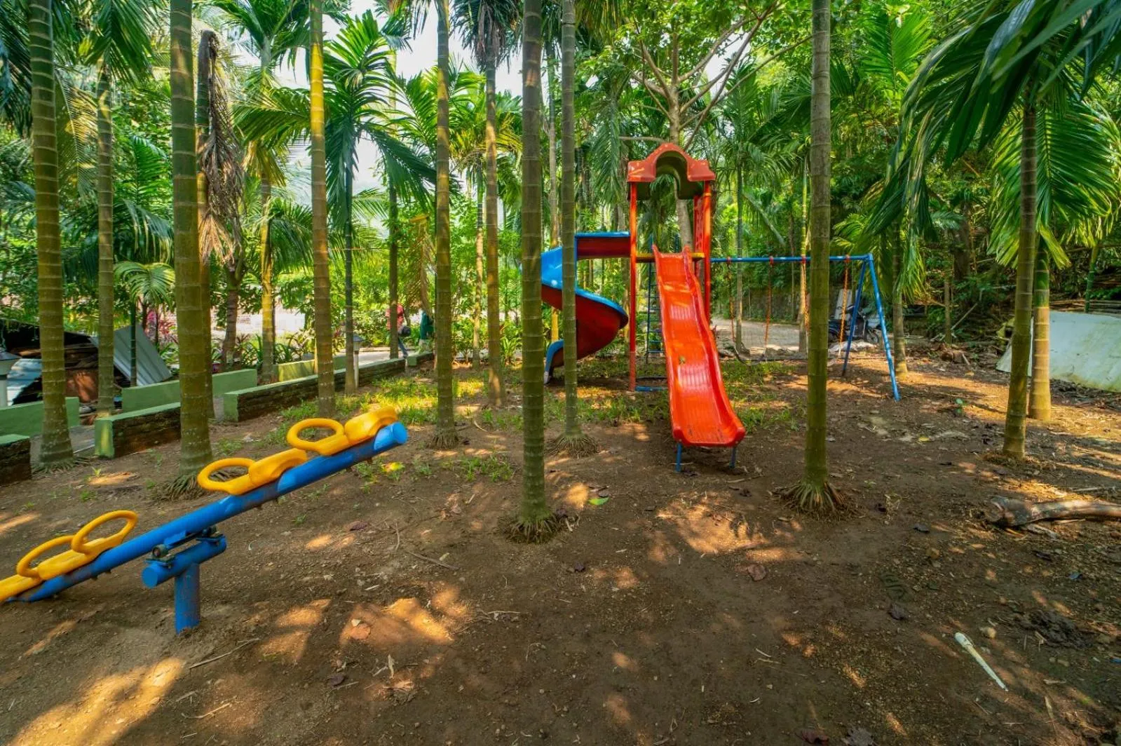 Children play ground in Silvanus Forest Retreat, Alibaug