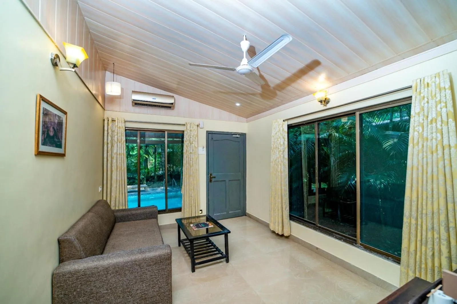 Seating area in Silvanus Forest Retreat, Alibaug