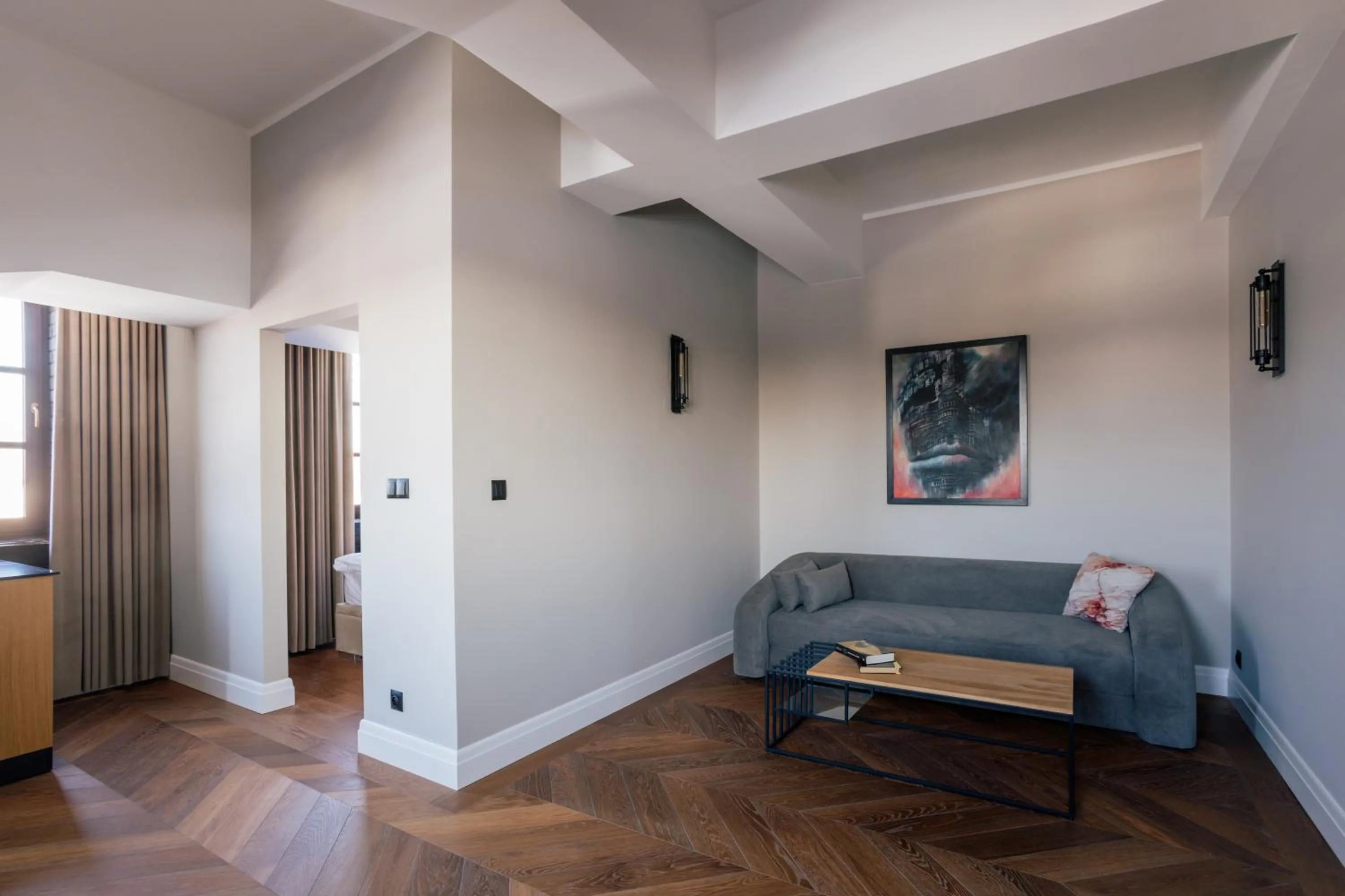 Living room in 4 Strony Apartamenty w Wodnej Wieży