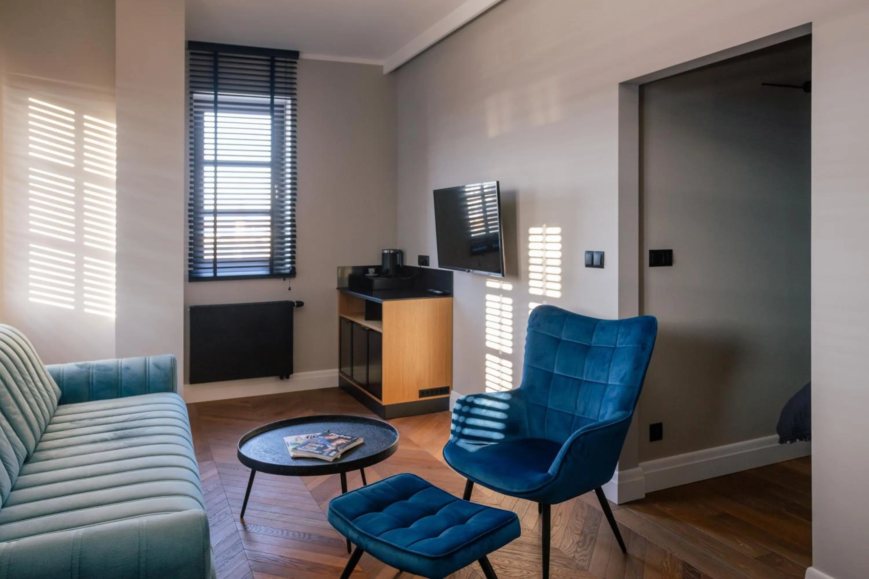 Living room in 4 Strony Apartamenty w Wodnej Wieży