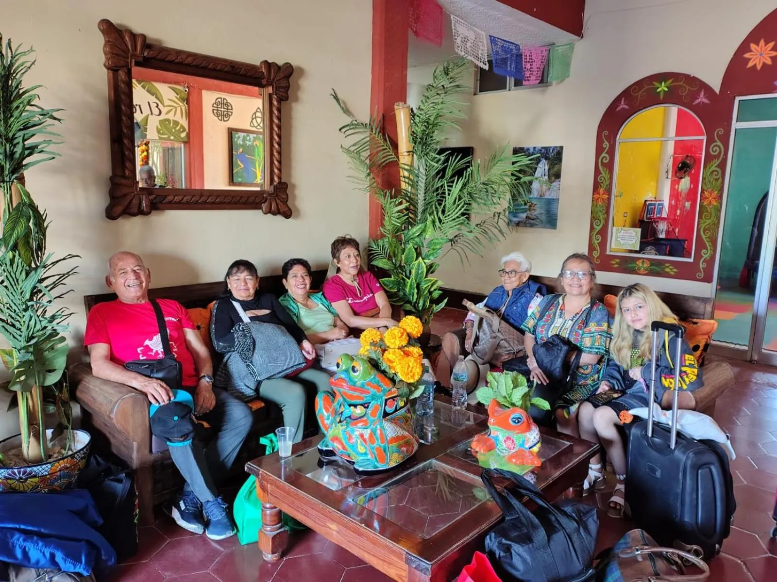 Lobby or reception in Hotel Del Valle