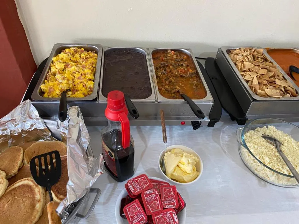 Buffet breakfast in Hotel Del Valle