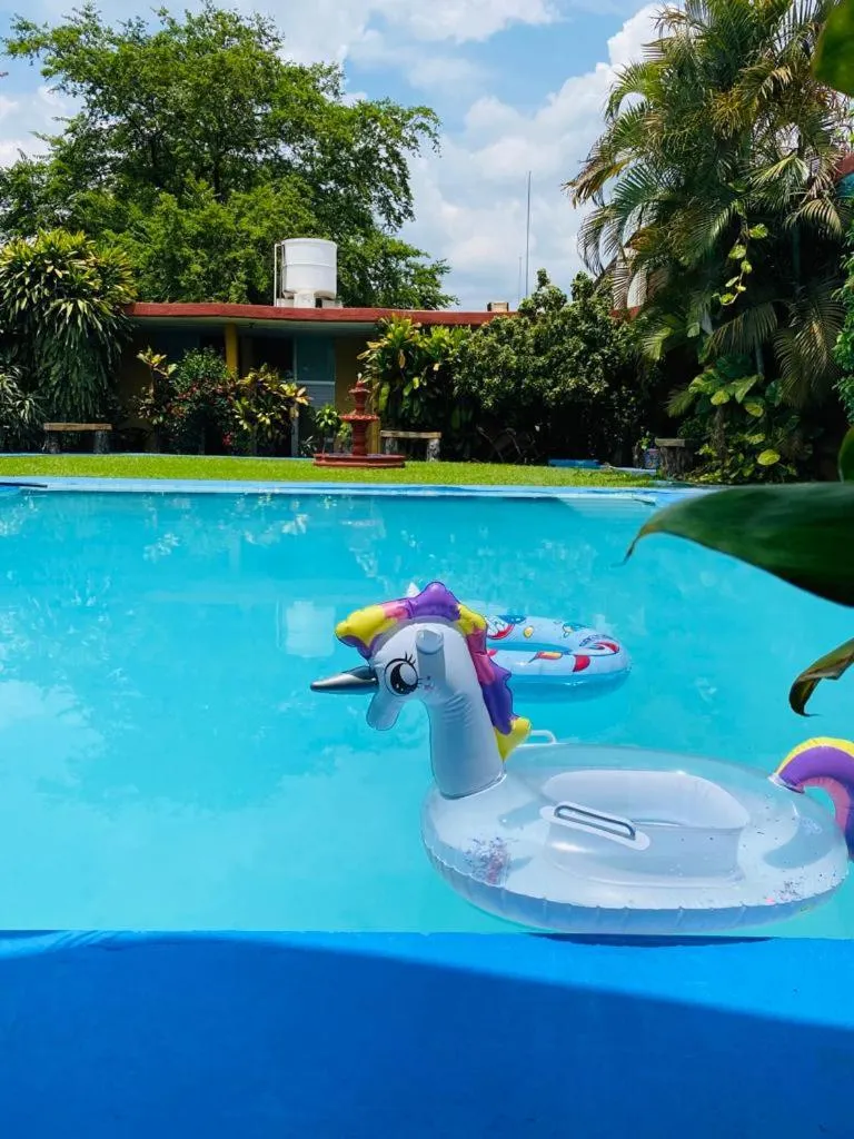Pool view in Hotel Del Valle