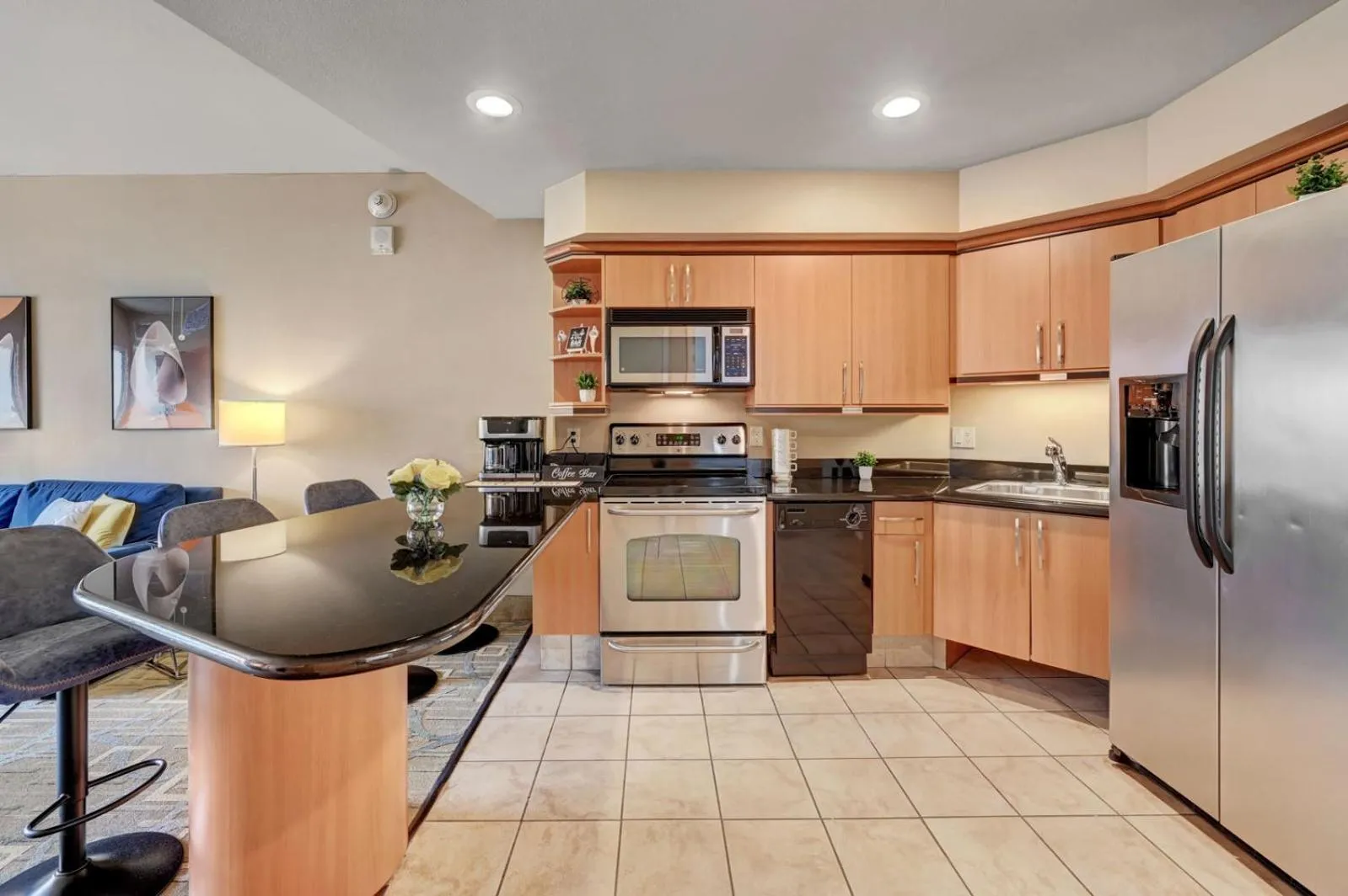 Kitchen or kitchenette in Royal Oasis Suite at Platinum Hotel-Strip Views