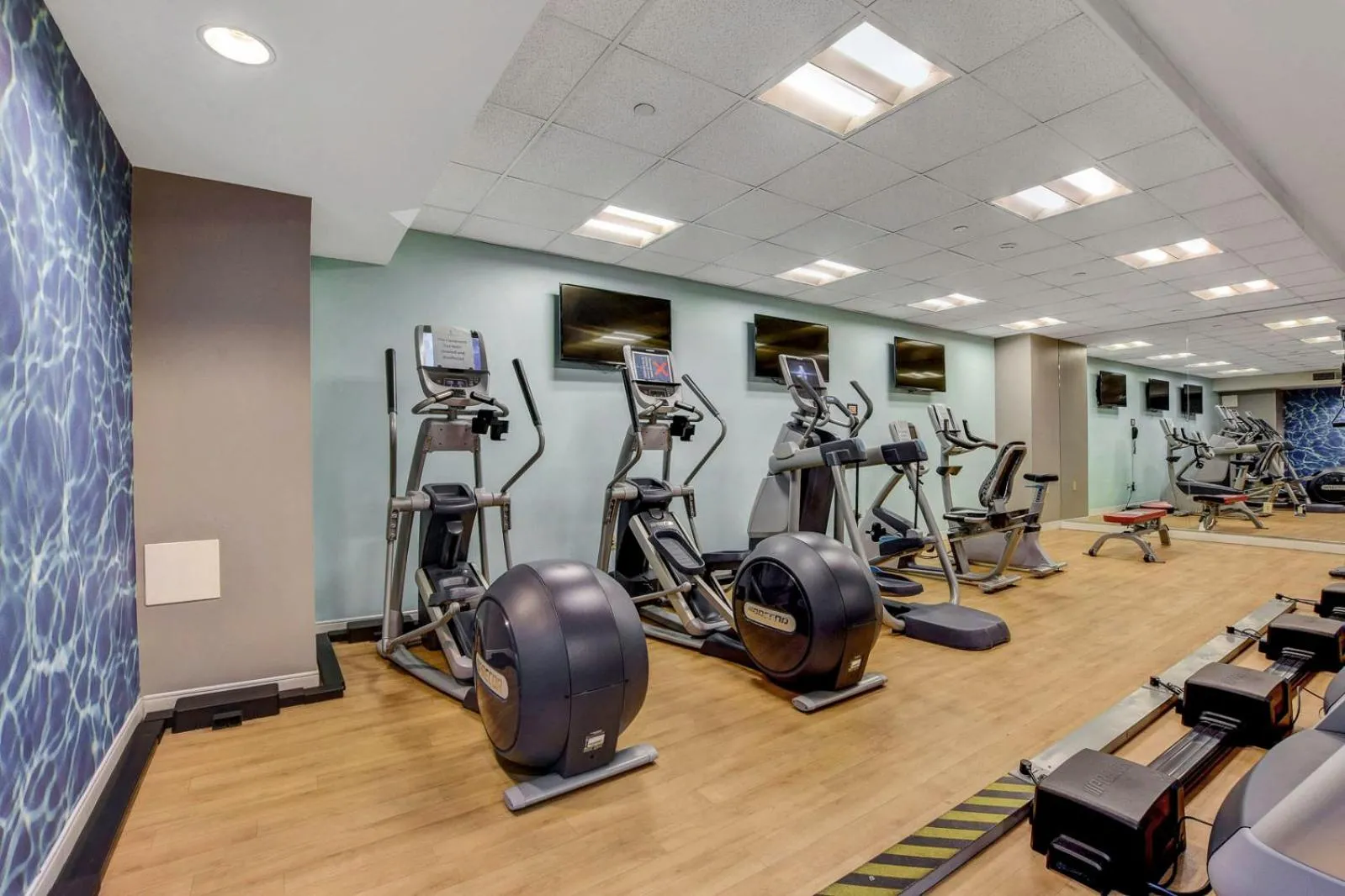 Fitness centre/facilities in Royal Oasis Suite at Platinum Hotel-Strip Views